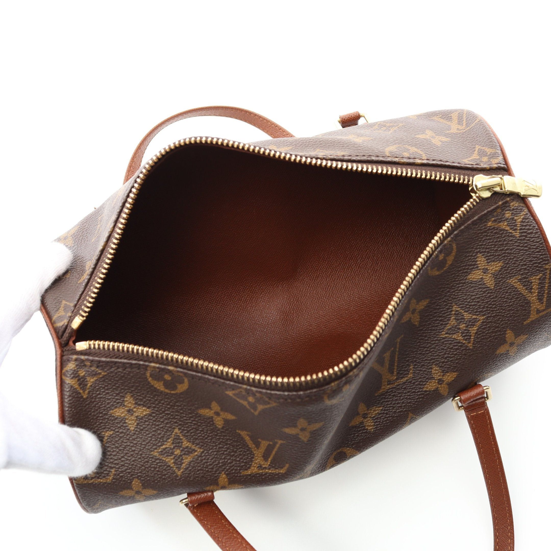 Louis Vuitton Louis Vuitton Papillon 26 Monogram Old Model Handbag Leather Brown Size ONE SIZE - 3 Thumbnail