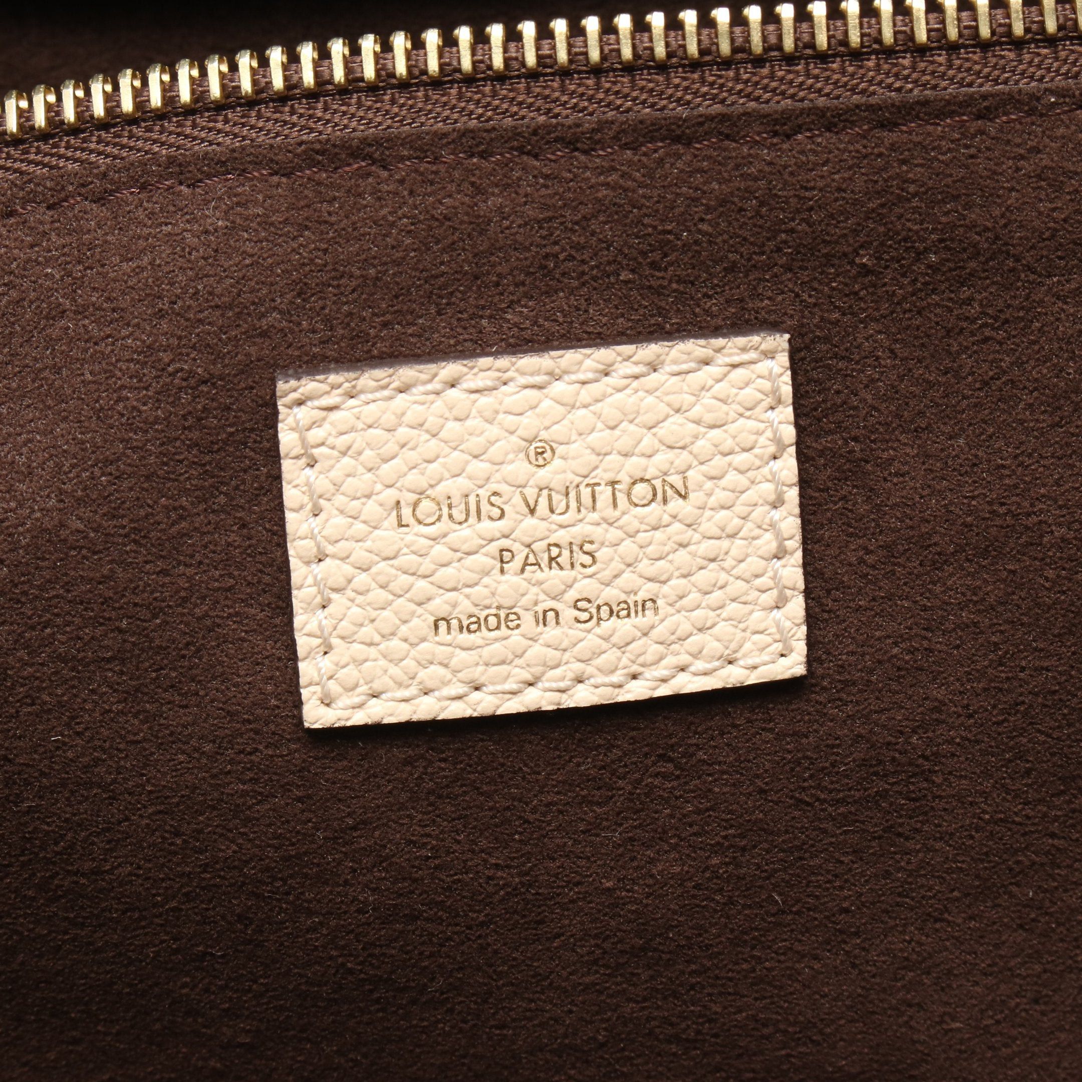 Louis Vuitton Louis Vuitton Neverfull Mm Monogram Empreinte Claim Shoulder Bag Tote Leather Ivory Size ONE SIZE - 4 Thumbnail