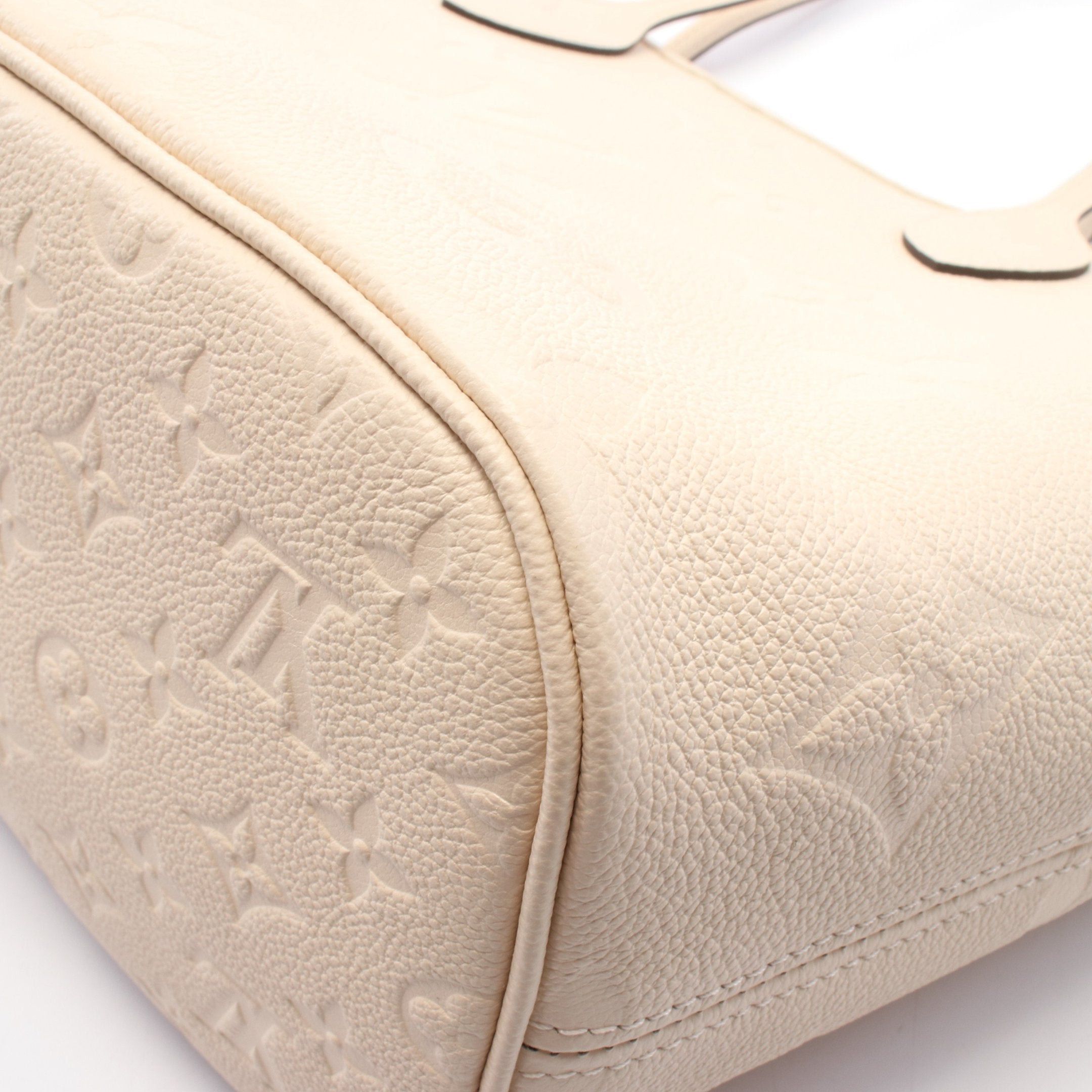 Louis Vuitton Louis Vuitton Neverfull Mm Monogram Empreinte Claim Shoulder Bag Tote Leather Ivory Size ONE SIZE - 6 Thumbnail