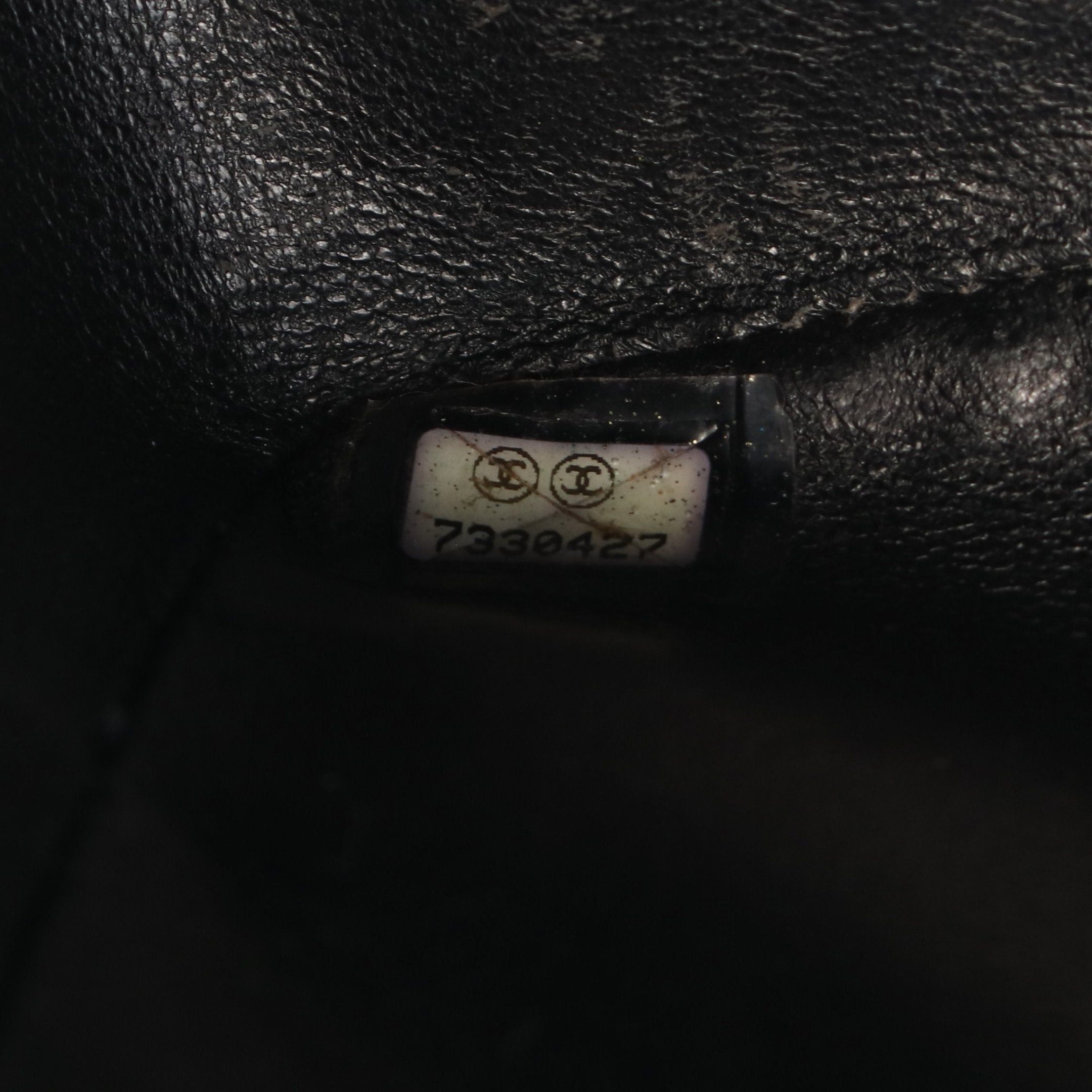 Chanel Chanel Decamatlassé 30 Single Flap Double Chain Shoulder Bag Caviar Skin Black Gold Hardware Size ONE SIZE - 5 Thumbnail