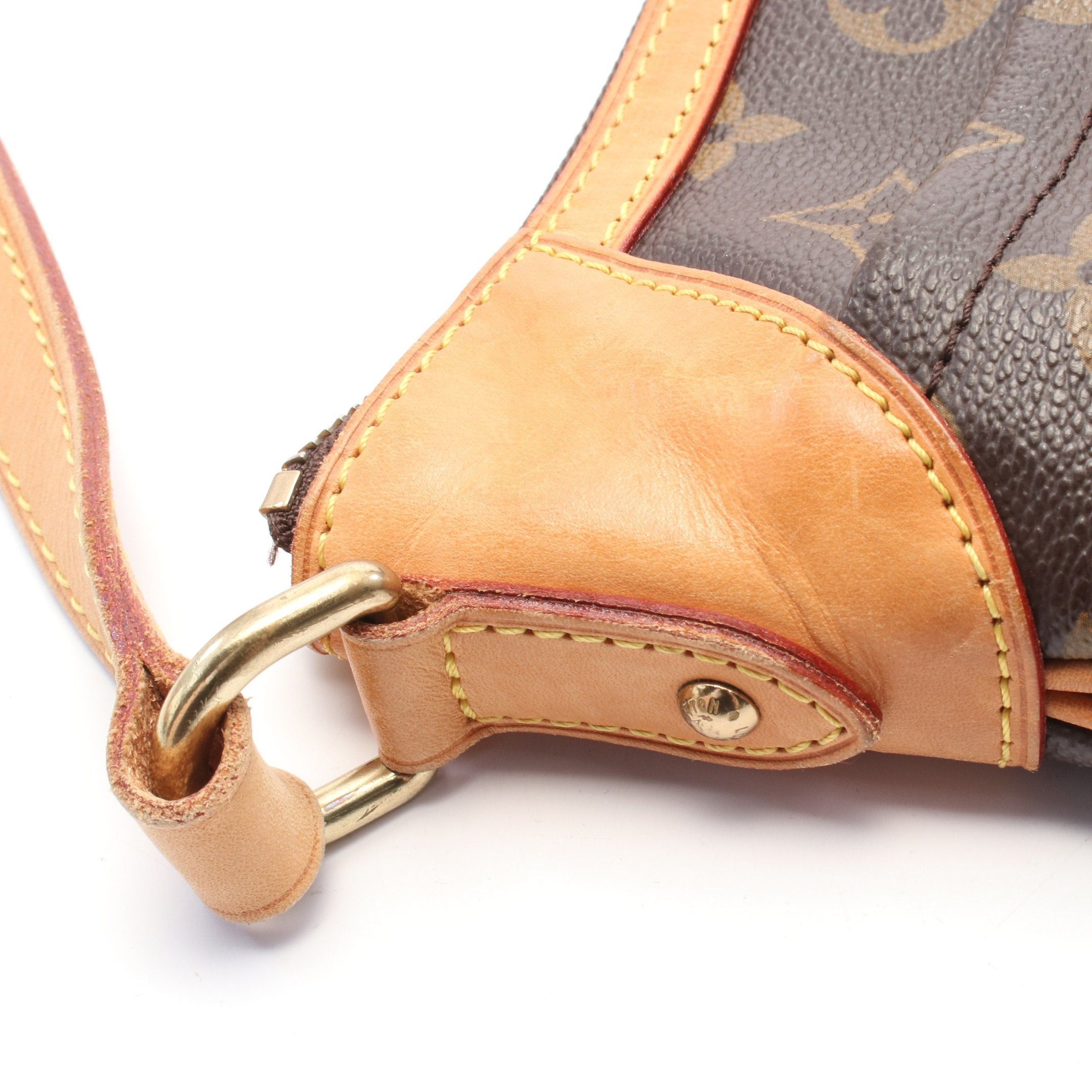 Louis Vuitton Louis Vuitton Odeon Pm Monogram Shoulder Bag Leather Brown Size ONE SIZE - 9 Thumbnail