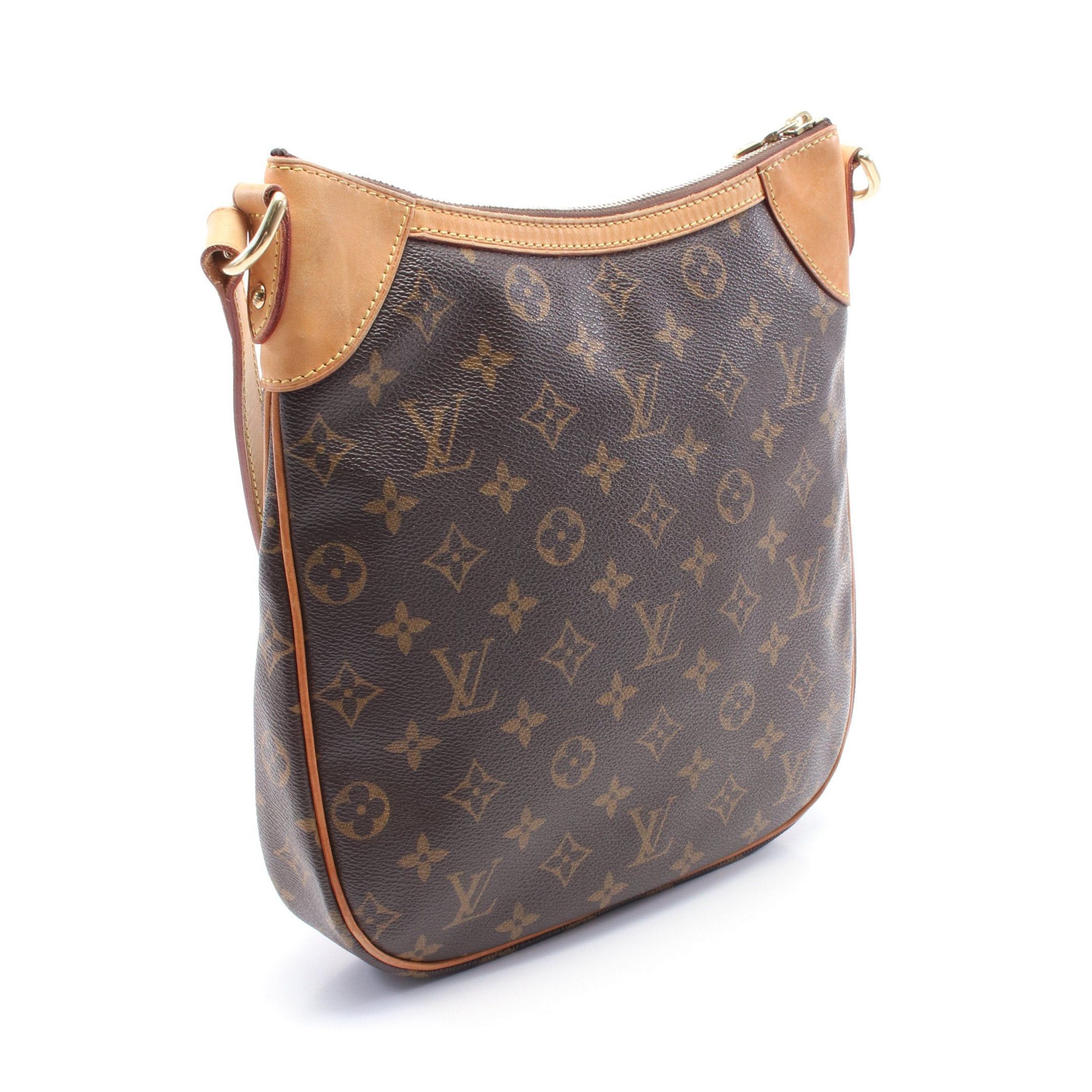 Louis Vuitton Louis Vuitton Odeon Pm Monogram Shoulder Bag Leather Brown Size ONE SIZE - 2 Thumbnail