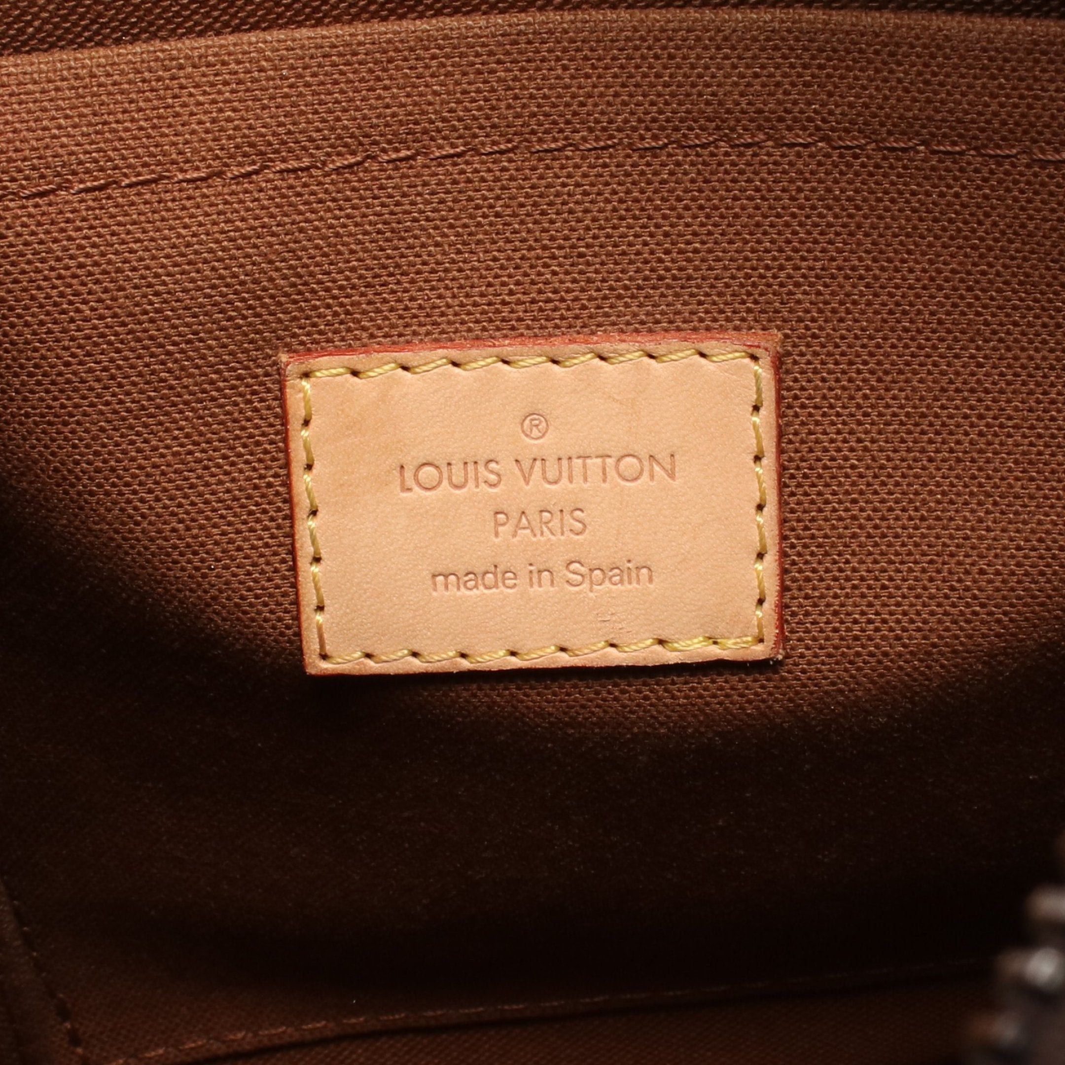 Louis Vuitton Louis Vuitton Odeon Pm Monogram Shoulder Bag Leather Brown Size ONE SIZE - 4 Thumbnail