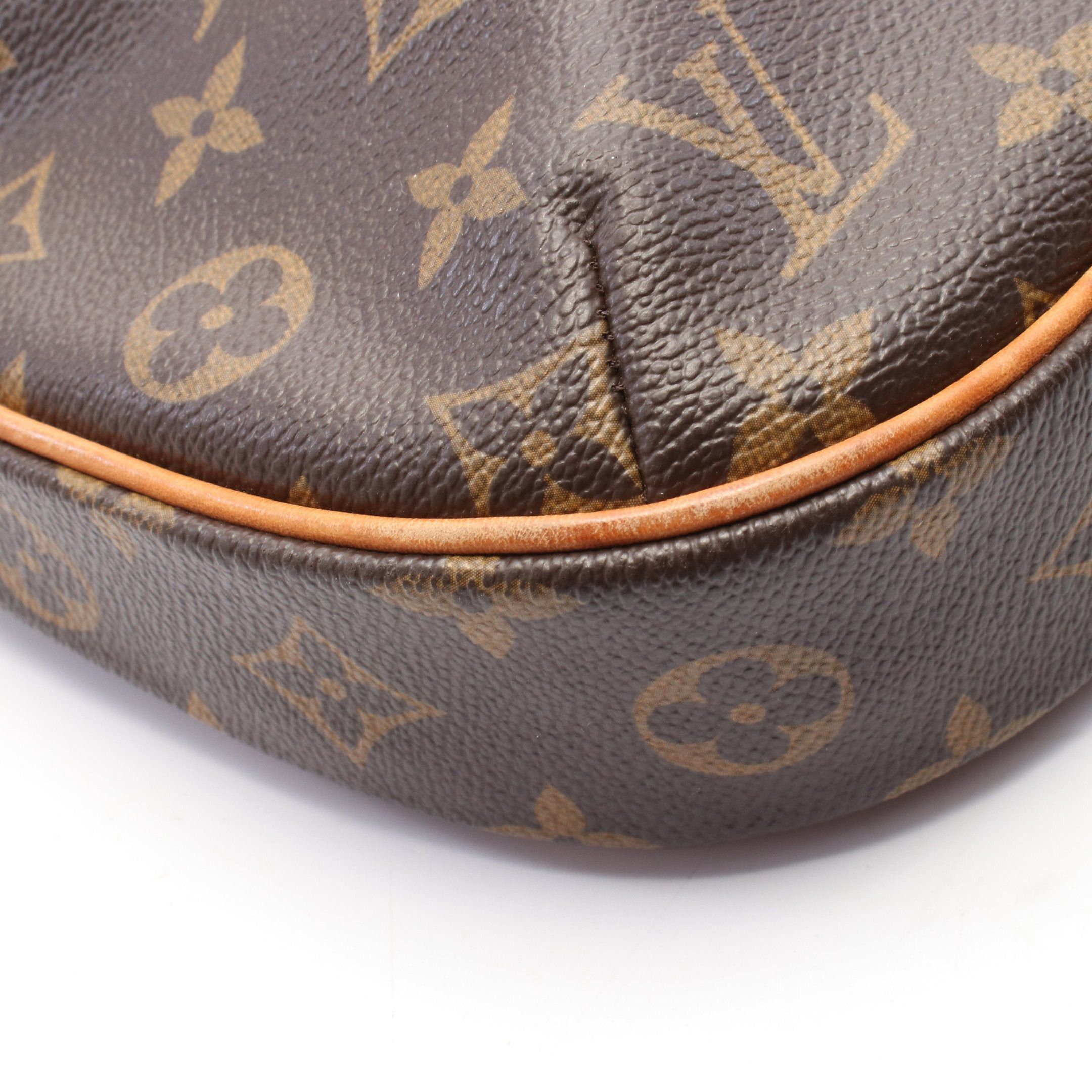 Louis Vuitton Louis Vuitton Odeon Pm Monogram Shoulder Bag Leather Brown Size ONE SIZE - 8 Thumbnail