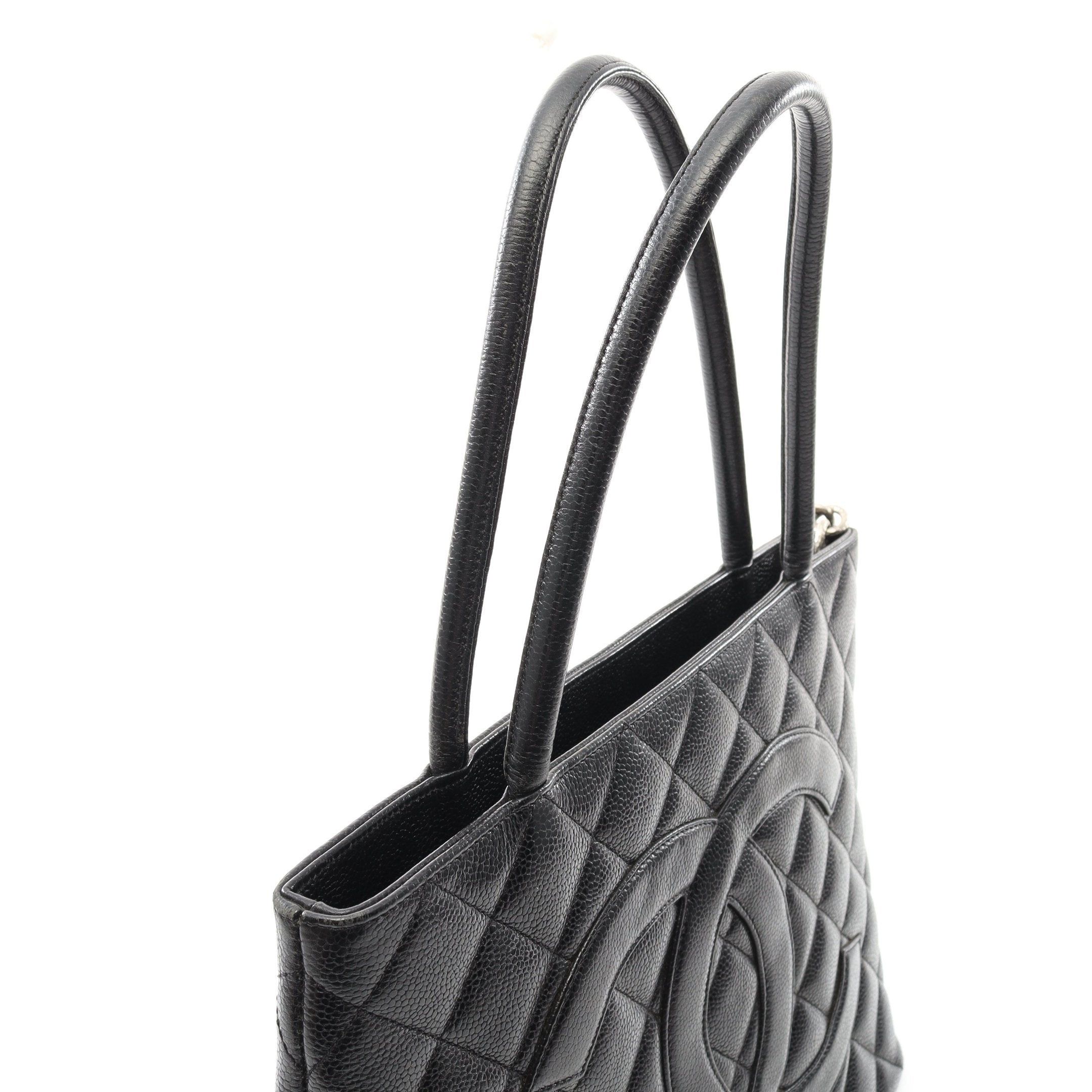 Chanel Chanel Reissue Tote Handbag Bag Caviar Skin Black Silver Hardware Size ONE SIZE - 8 Thumbnail