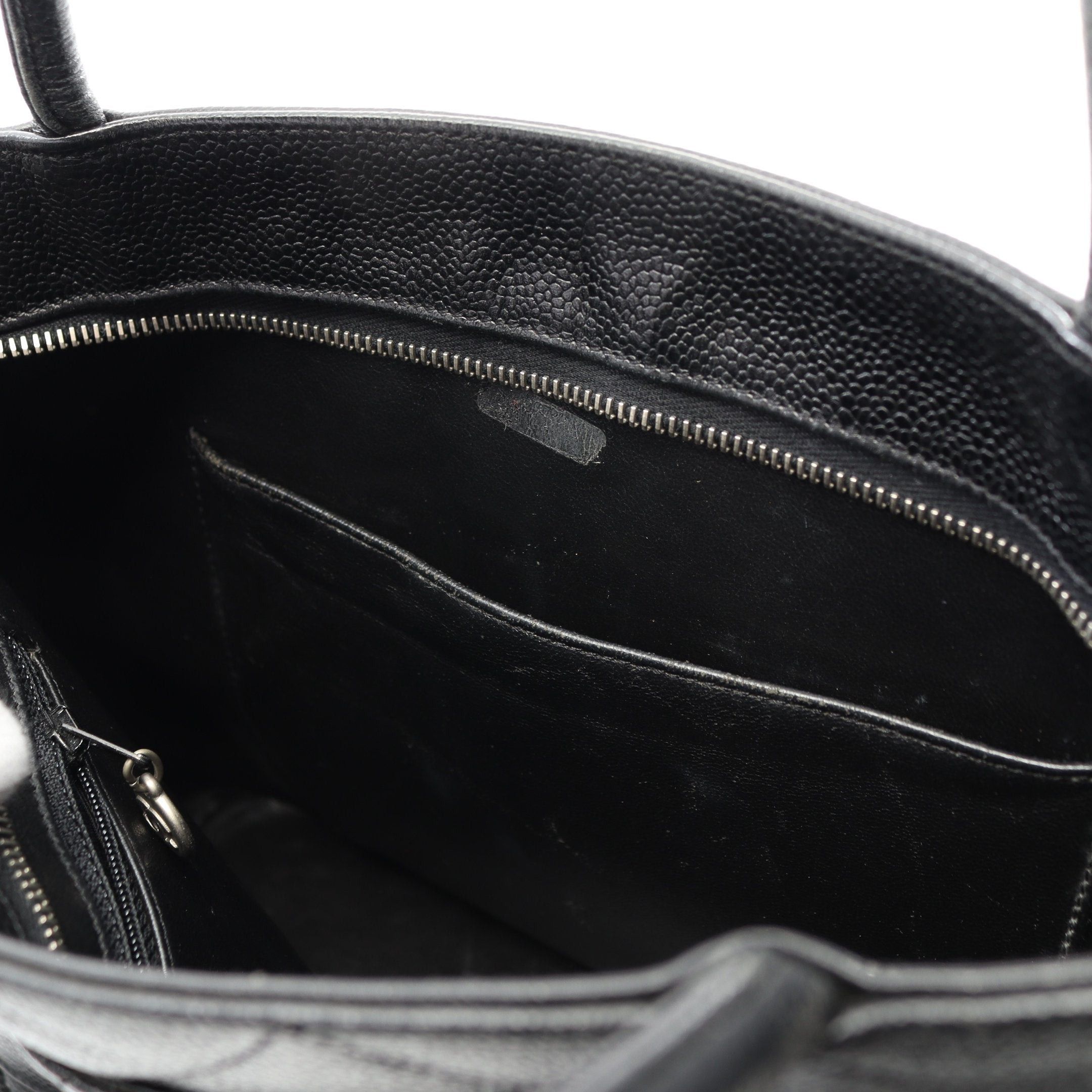 Chanel Chanel Reissue Tote Handbag Bag Caviar Skin Black Silver Hardware Size ONE SIZE - 10 Thumbnail