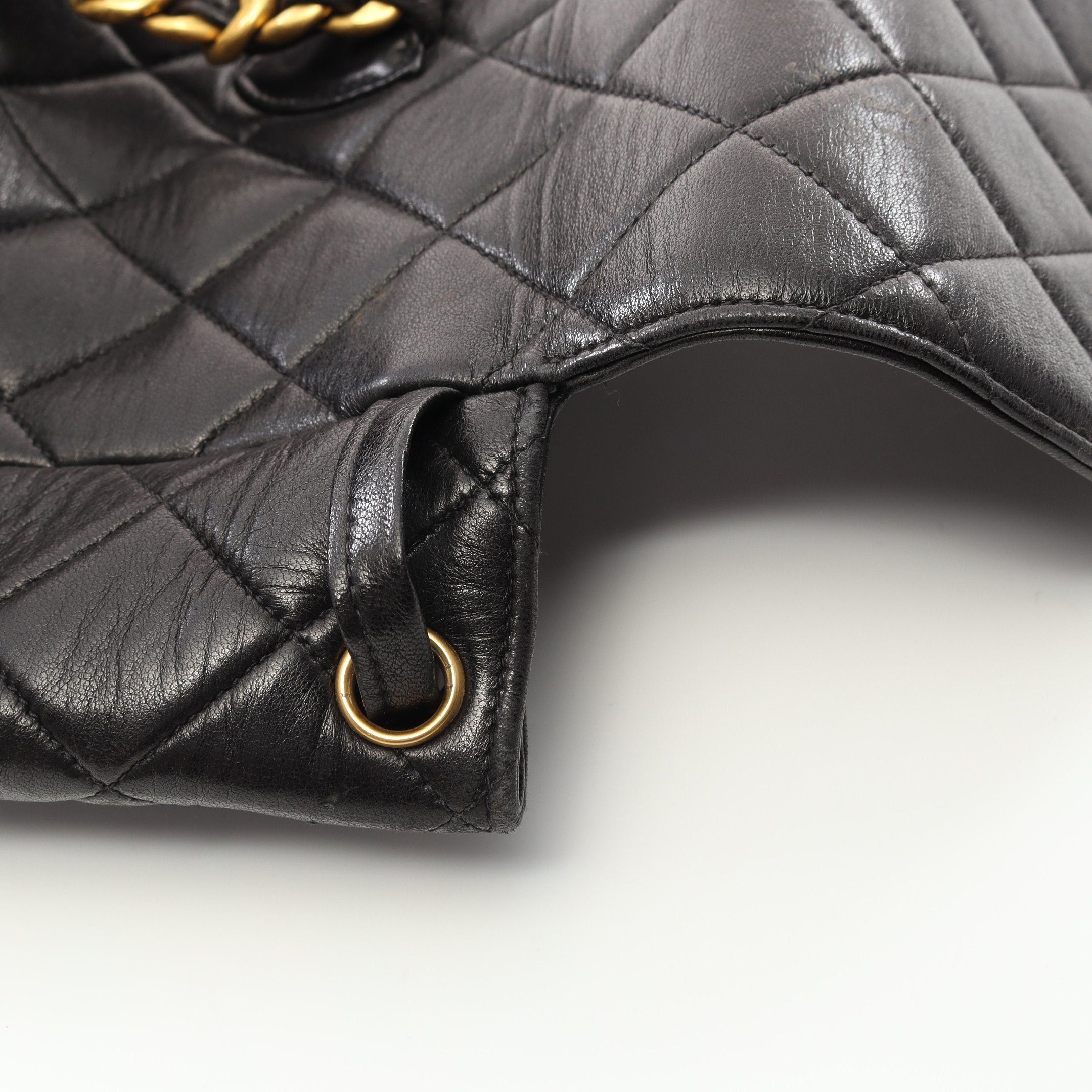 Chanel Chanel Matelasse Backpack Rucksack Lambskin Black Gold Hardware Size ONE SIZE - 8 Thumbnail