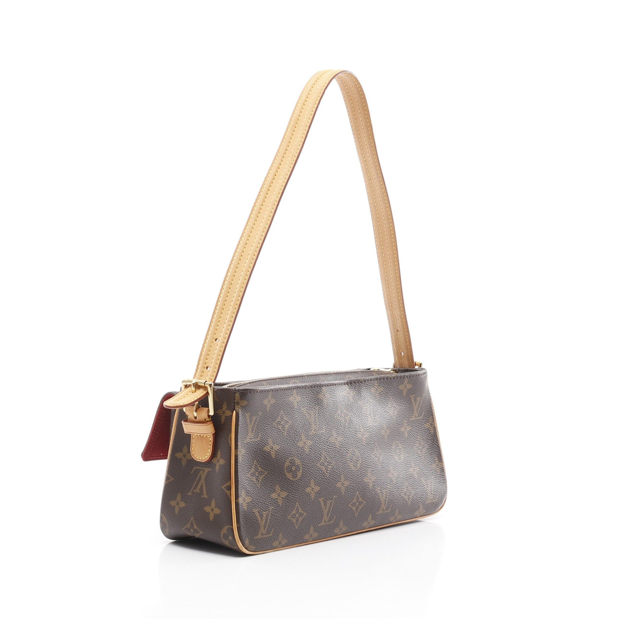 Louis Vuitton Louis Vuitton Vivacite Mm Monogram Shoulder Bag Leather Brown Size ONE SIZE - 2 Thumbnail