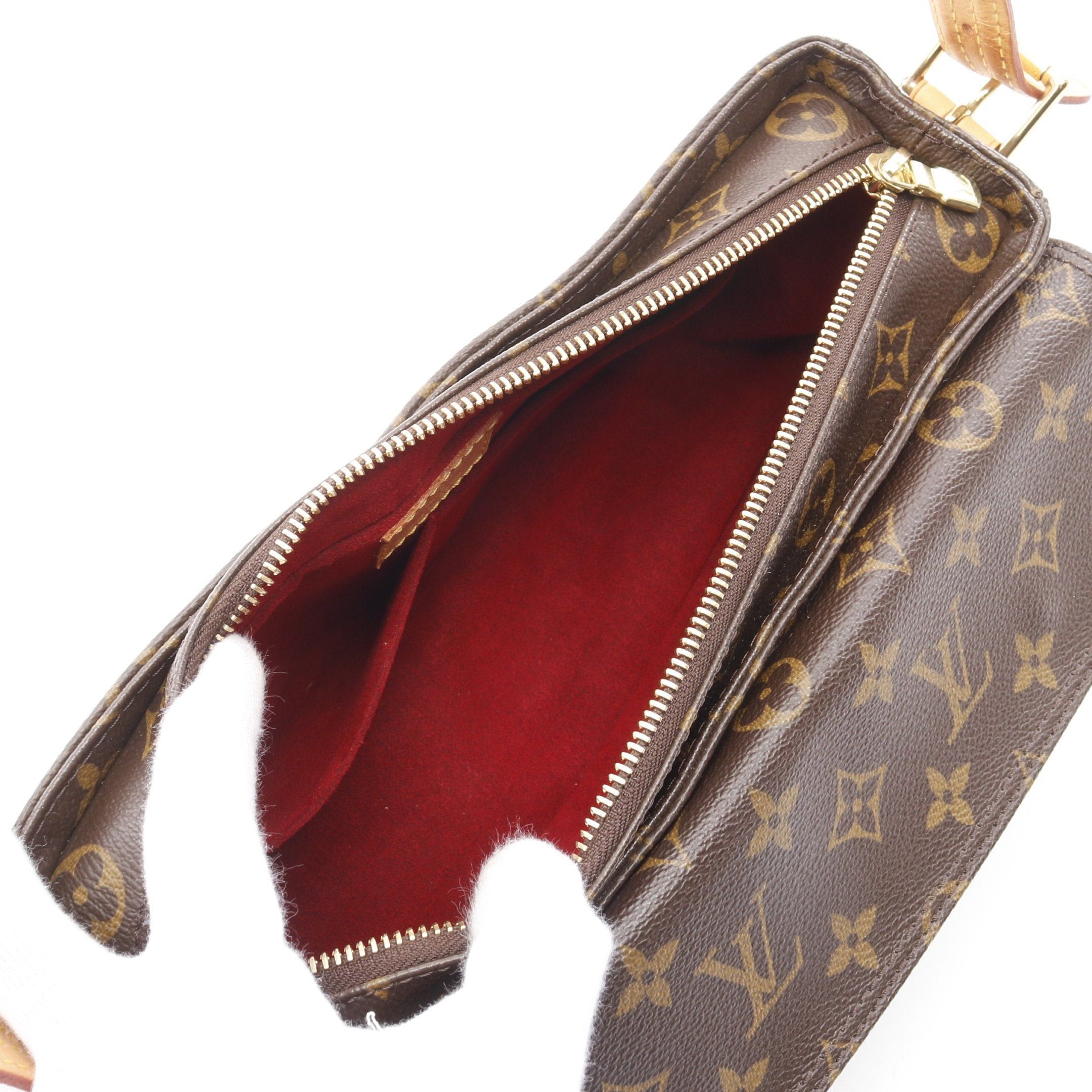 Louis Vuitton Louis Vuitton Vivacite Mm Monogram Shoulder Bag Leather Brown Size ONE SIZE - 3 Thumbnail