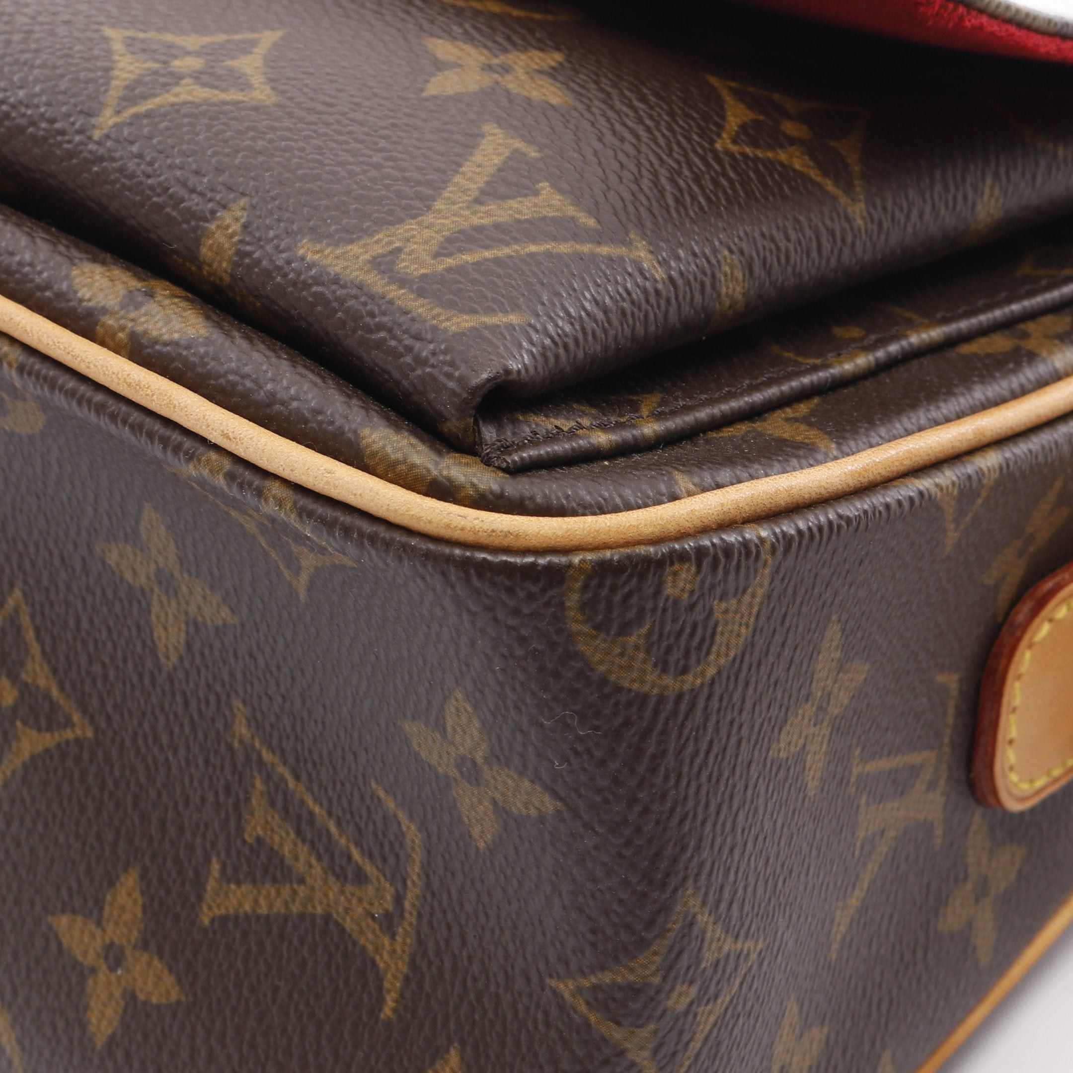 Louis Vuitton Louis Vuitton Vivacite Mm Monogram Shoulder Bag Leather Brown Size ONE SIZE - 7 Thumbnail