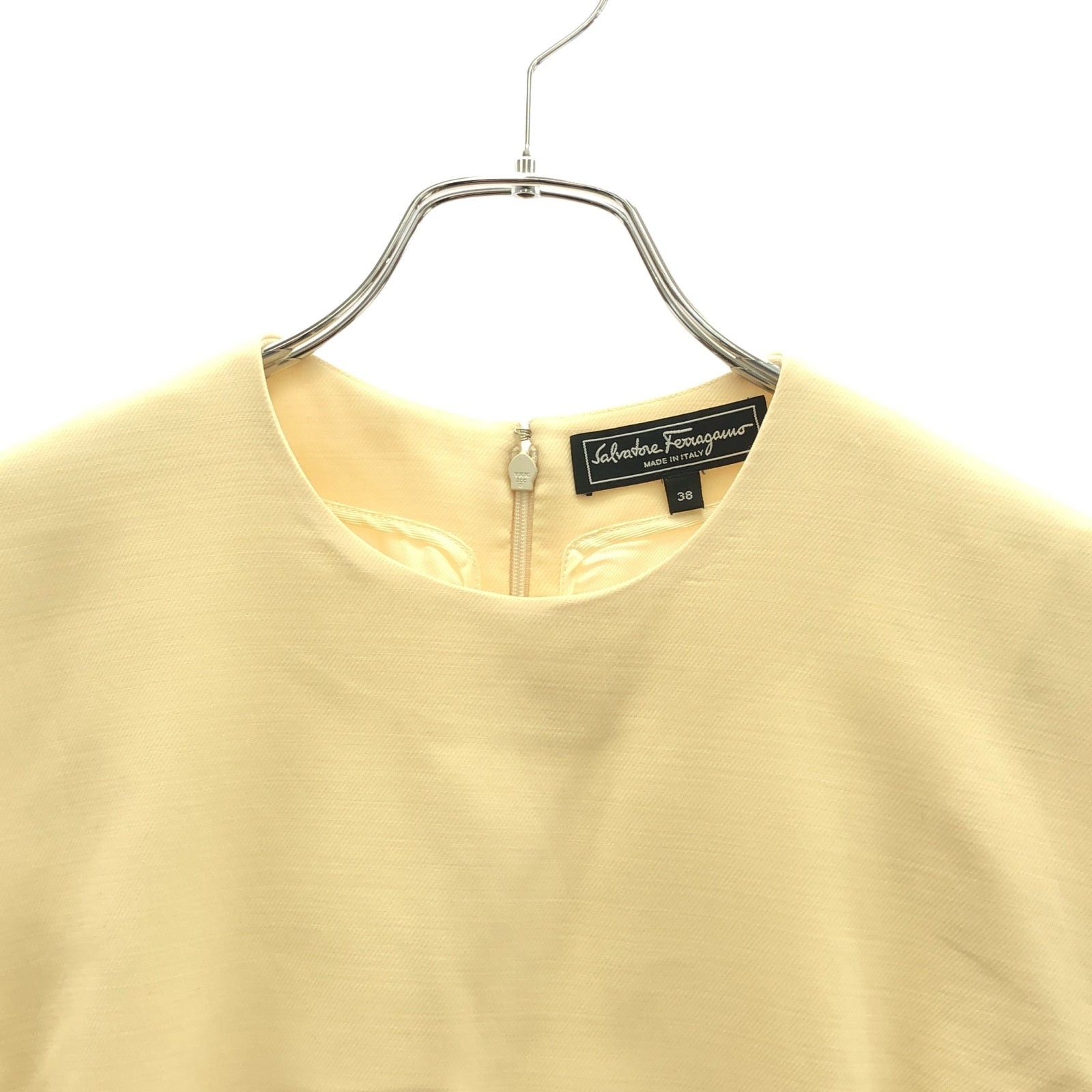 Salvatore Ferragamo Salvatore Ferragamo One Piece Wool Beige Size ONE SIZE - 3 Thumbnail