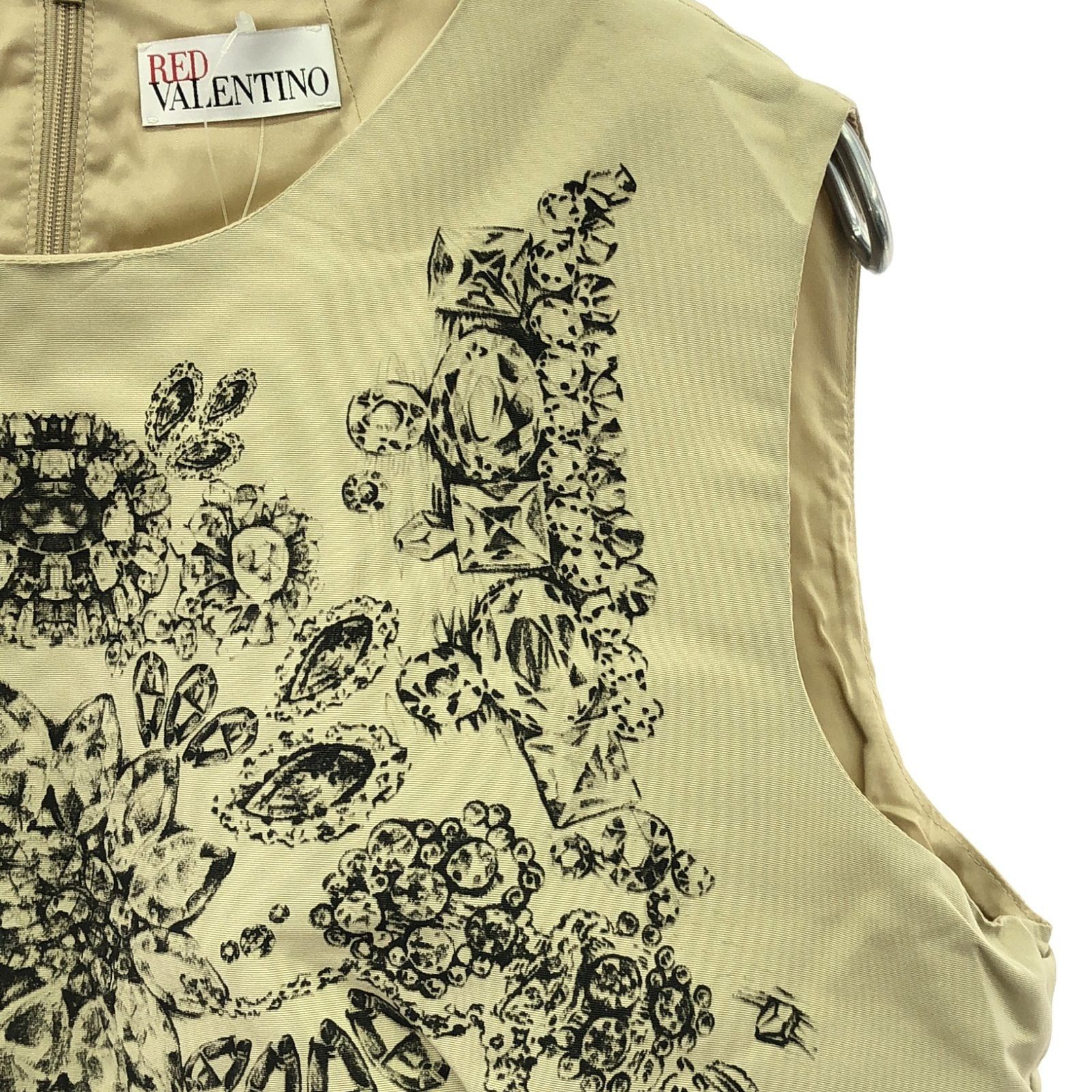 Valentino Valentino Sleeveless Dress One Piece Beige Size ONE SIZE - 4 Thumbnail