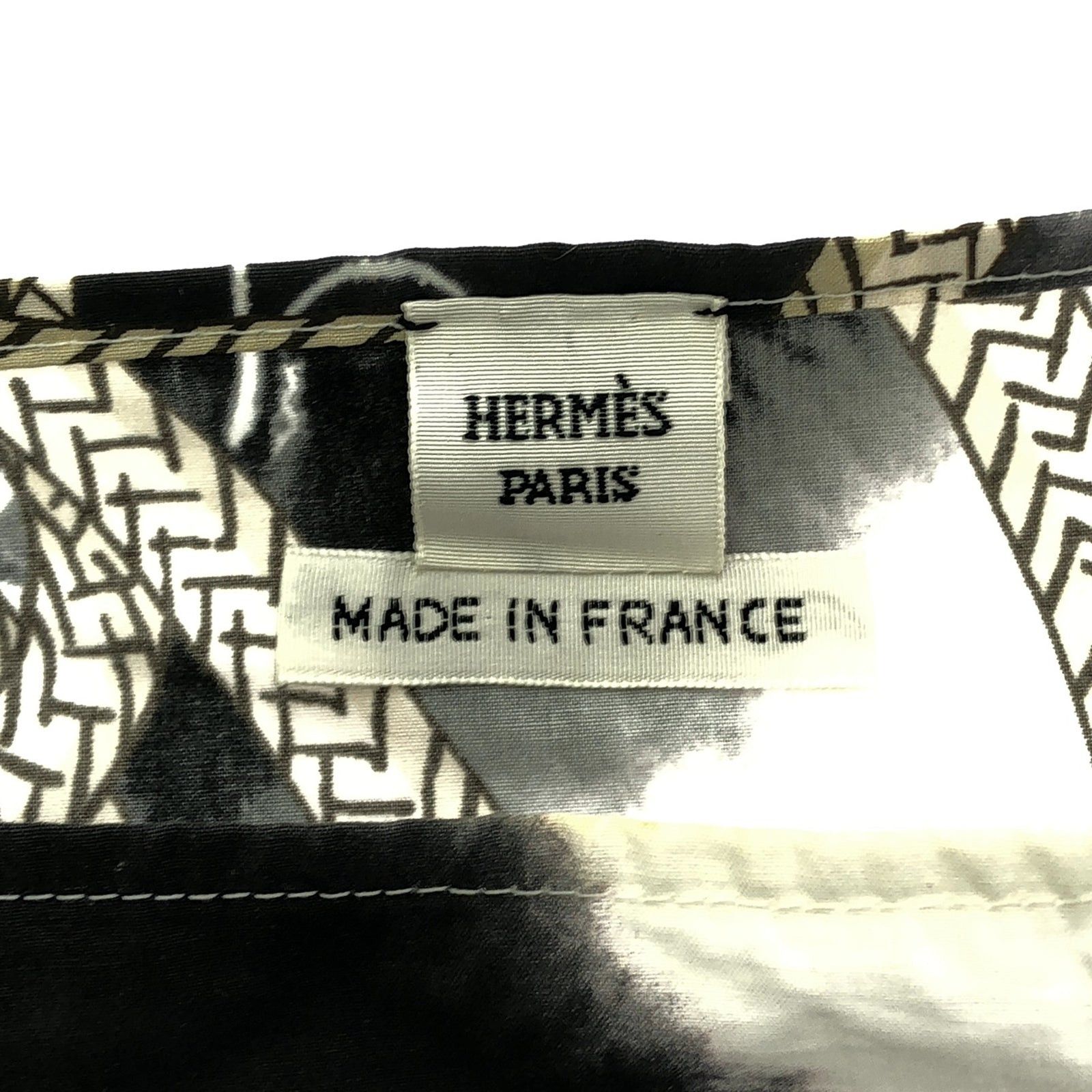 Hermes Hermes Blouse White Tassel Cotton Size ONE SIZE - 5 Thumbnail
