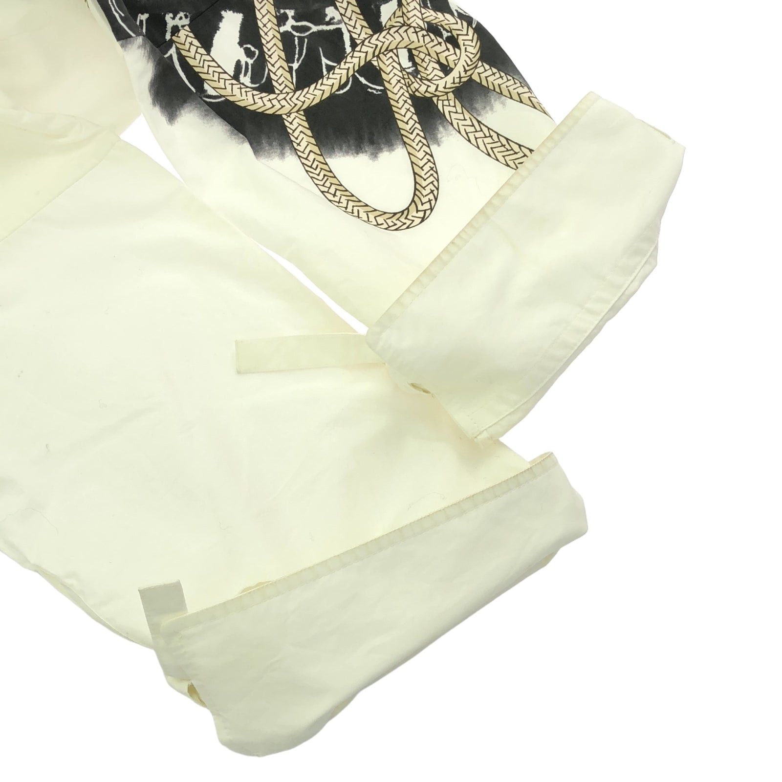 Hermes Hermes Blouse White Tassel Cotton Size ONE SIZE - 11 Thumbnail