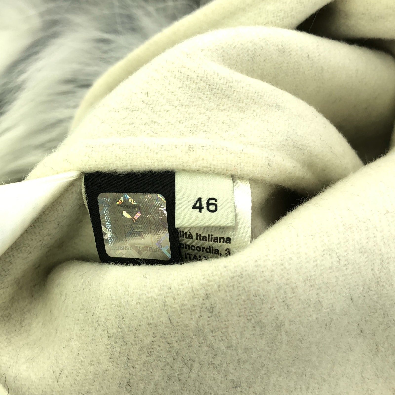 Fendi Fendi Cape Coat Wool Gray Size ONE SIZE - 6 Thumbnail