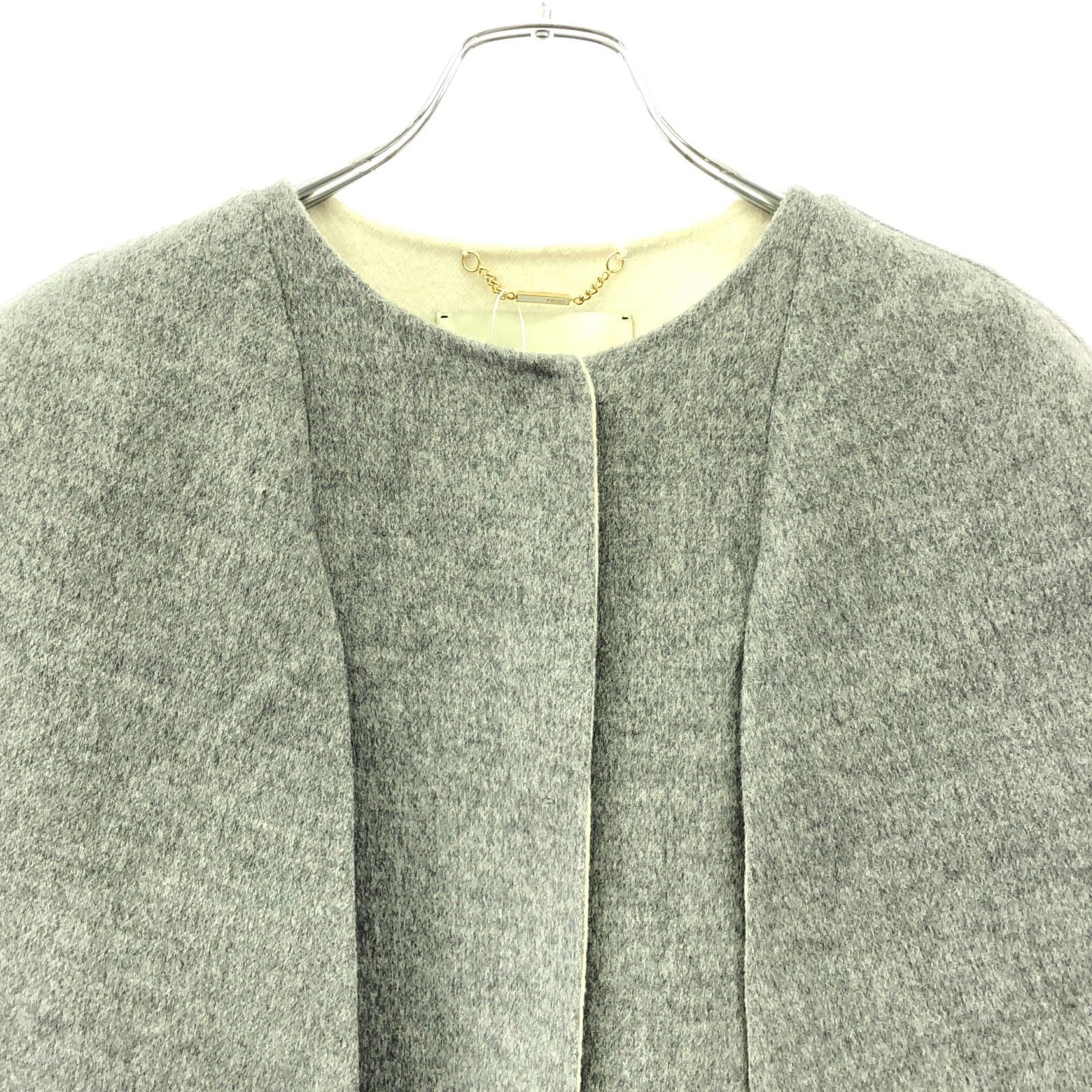 Fendi Fendi Cape Coat Wool Gray Size ONE SIZE - 3 Thumbnail
