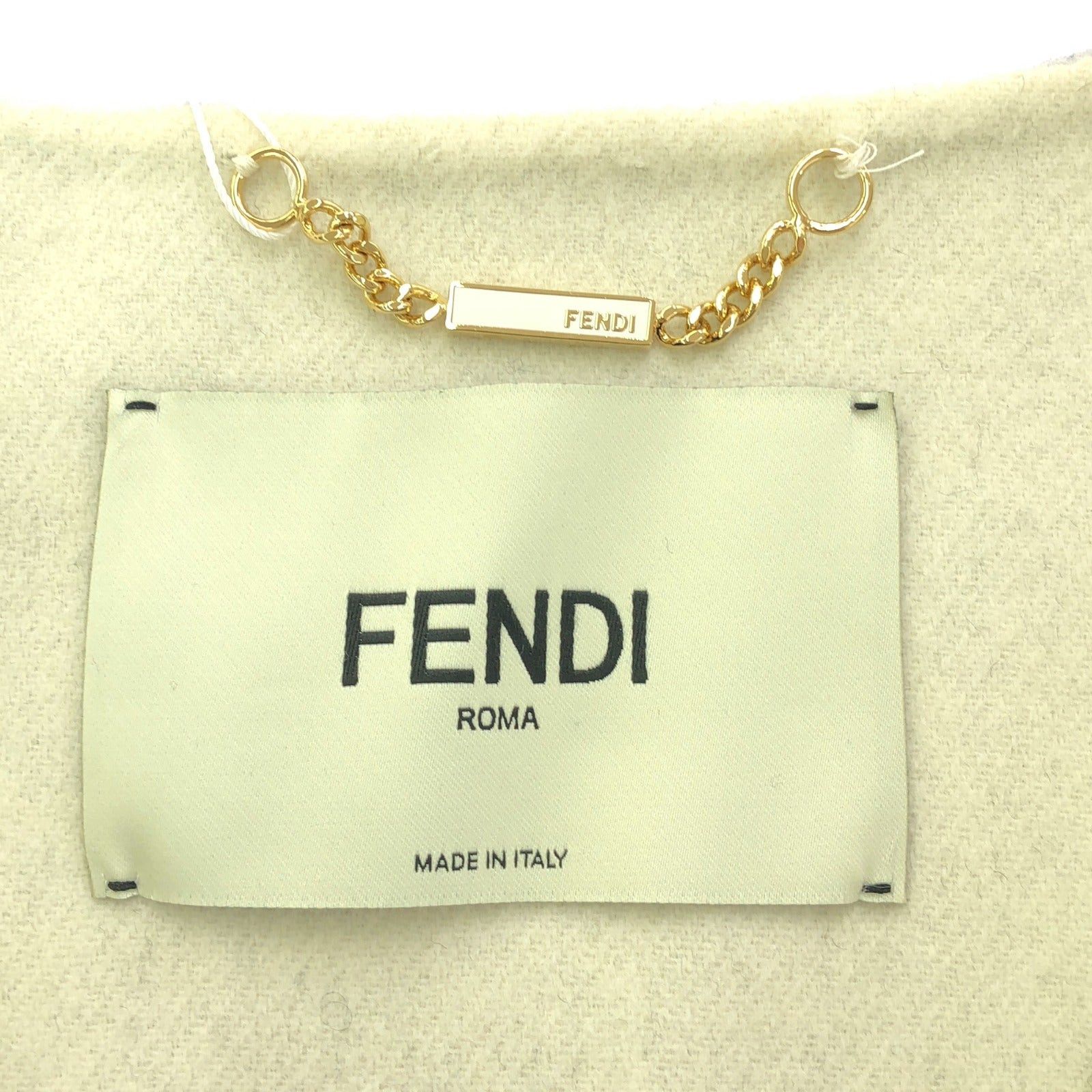 Fendi Fendi Cape Coat Wool Gray Size ONE SIZE - 5 Thumbnail