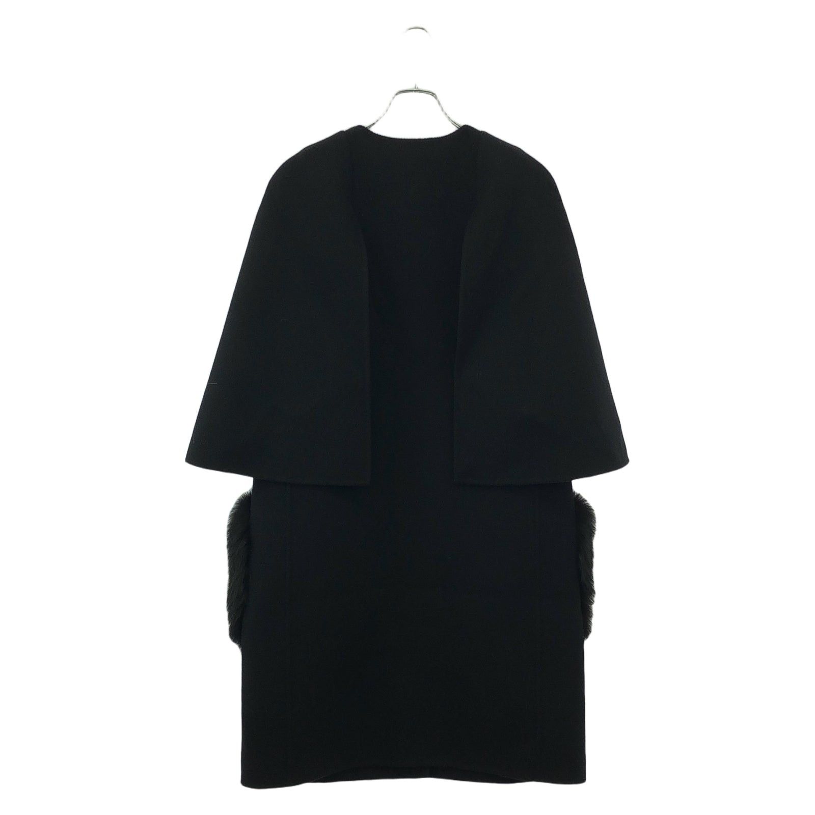 Fendi Fendi Cape Coat Wool Black Size ONE SIZE - 2 Thumbnail