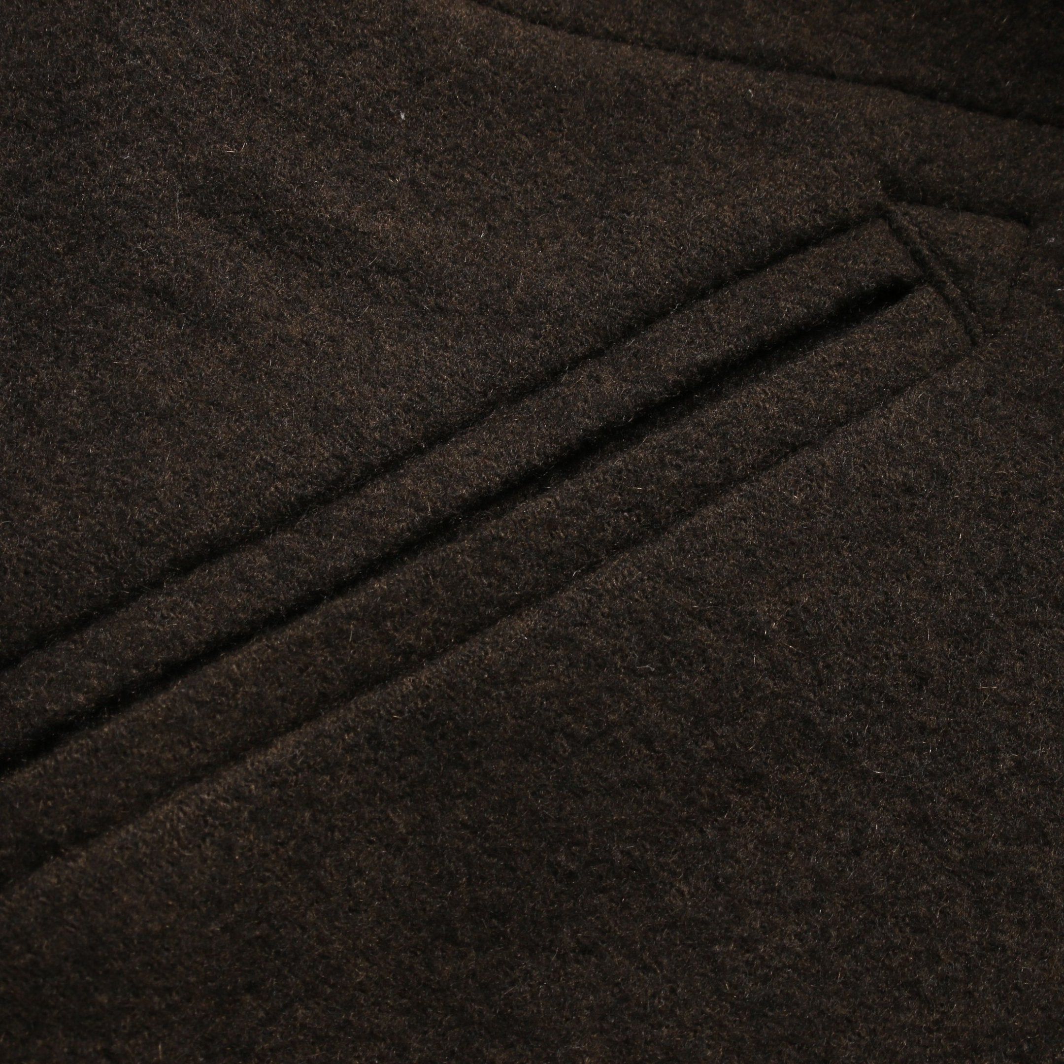 Hermes Hermes Coat Collarless Cashmere Dark Green Size ONE SIZE - 9 Thumbnail