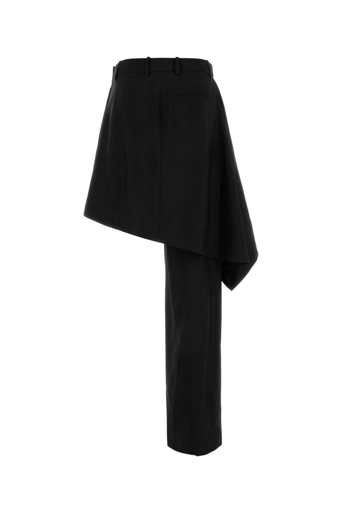 Bottega Veneta Black Wool Pant-Skirt Size 28" / US 6 / IT 42 - 2 Thumbnail