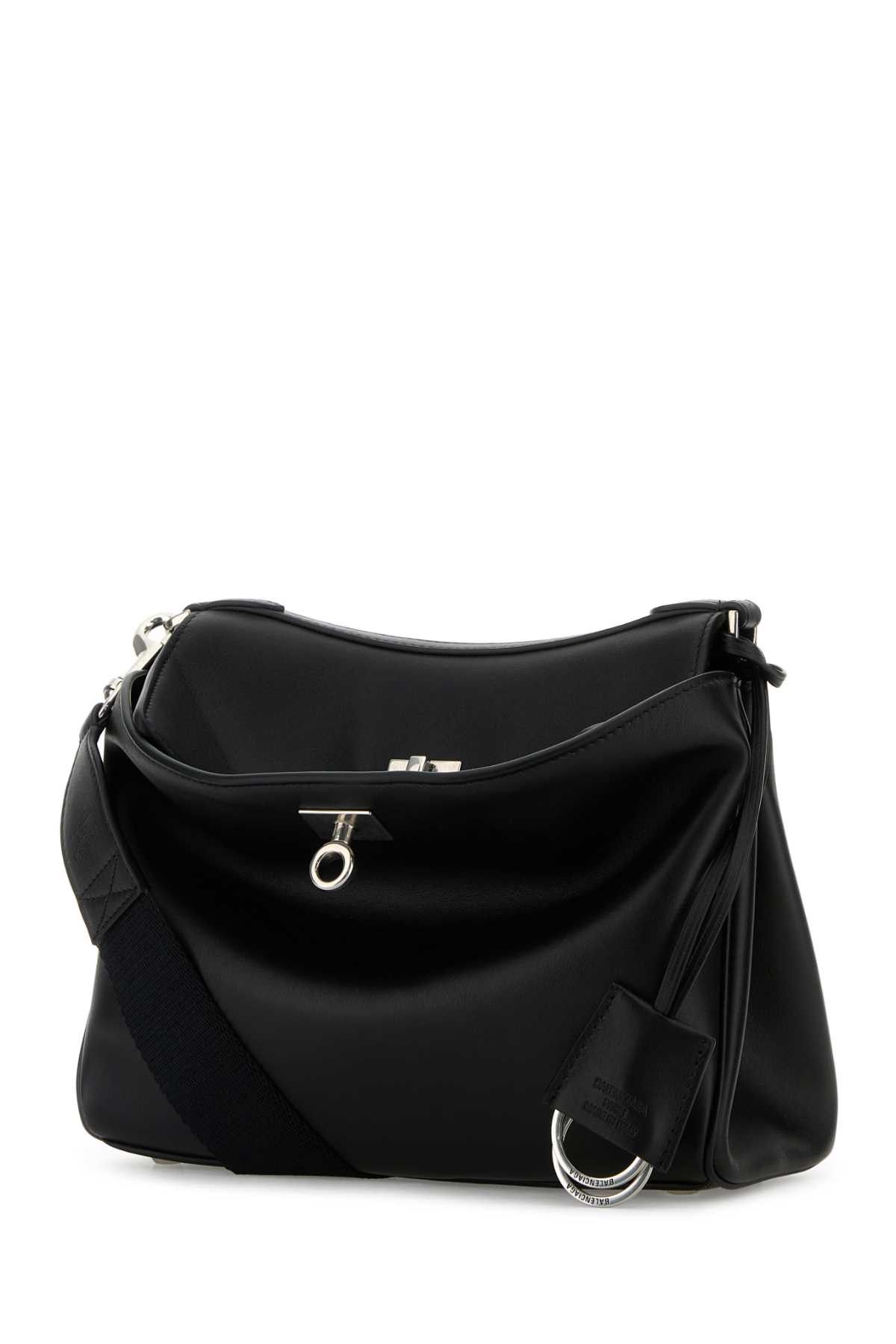 Balenciaga Black Leather Small Rodeo Messenger Crossbody Bag Size ONE SIZE - 2 Thumbnail