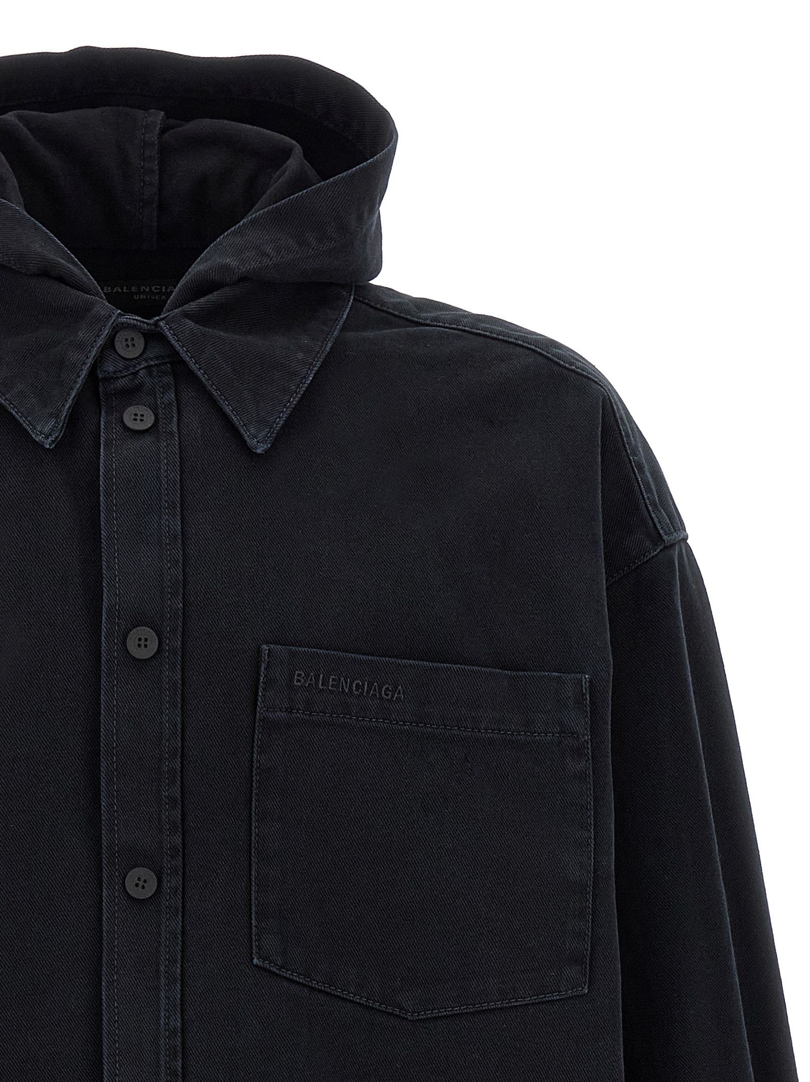 Balenciaga Denim Overshirt Size US S / EU 44-46 / 1 - 3 Thumbnail