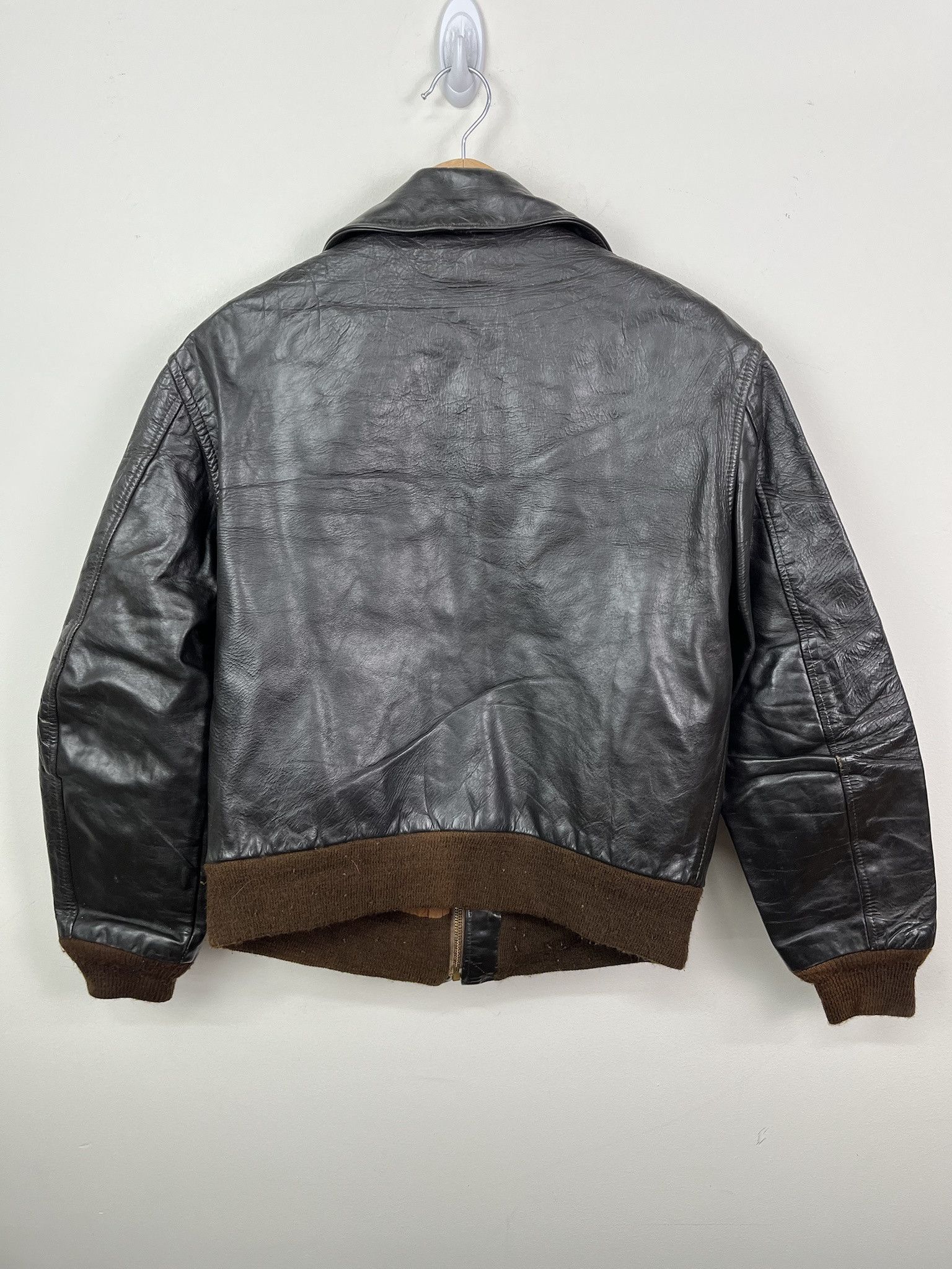 Leather Vintage G-2 Leather Flight Bomber Jacket Size S Size US S / EU 44-46 / 1 - 4 Thumbnail