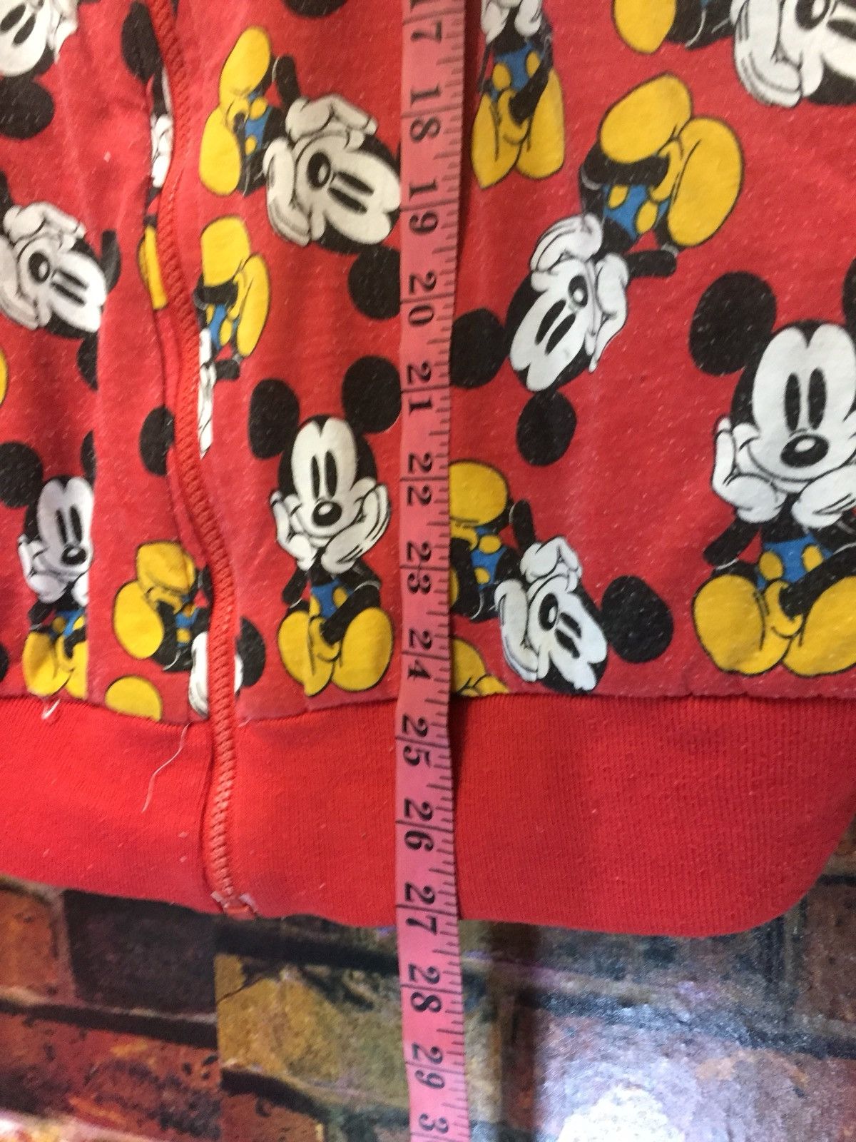 Disney × Mickey Mouse 🔥Revesible Vest Jacket Full Print Mickey Mouse Size 40L - 7 Thumbnail