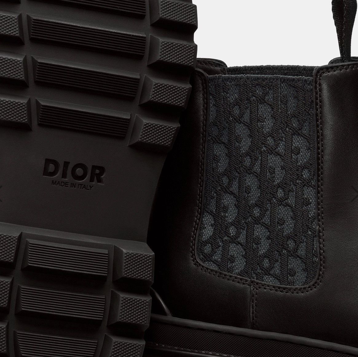 Dior Dior Explorer Chelsea Boots Black/Beige Size US 12 / EU 45 - 4 Thumbnail