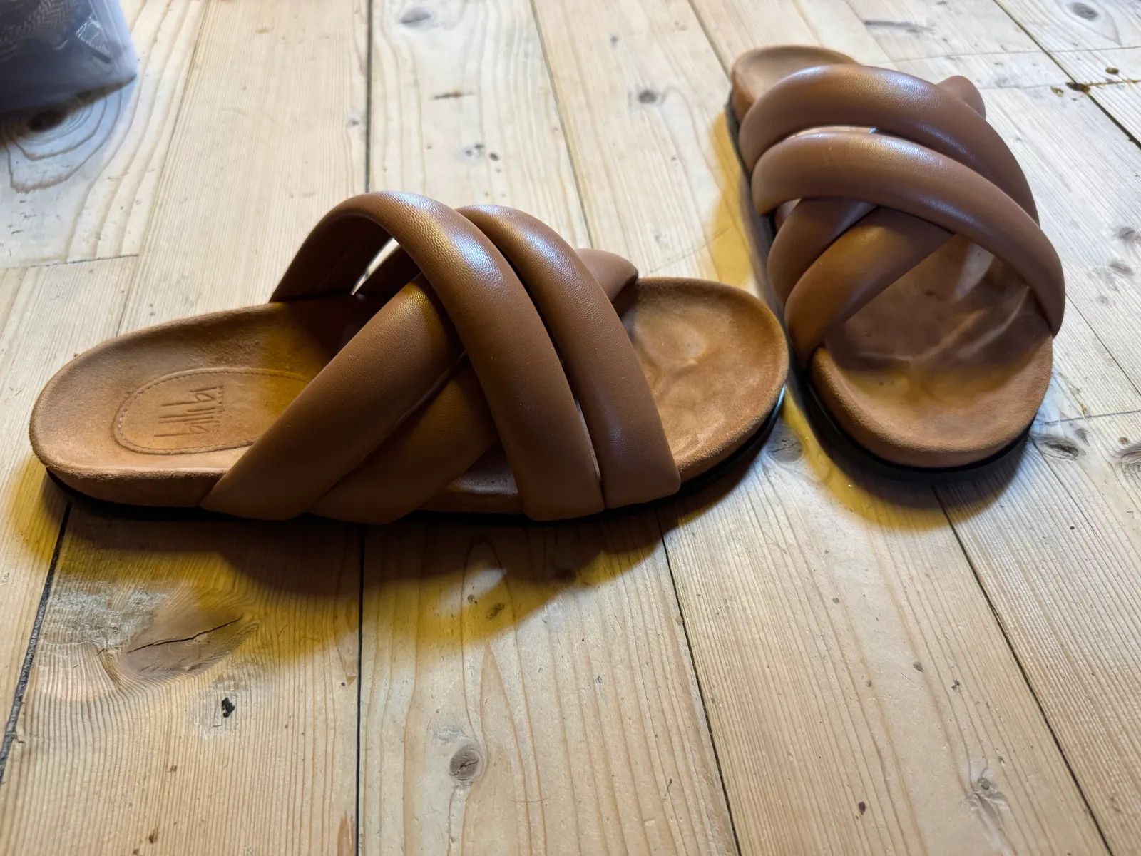 Billi Bi Billi Bi C5254 Cognac Nappa 75 Sandals Size US 11 / IT 41 - 3 Thumbnail