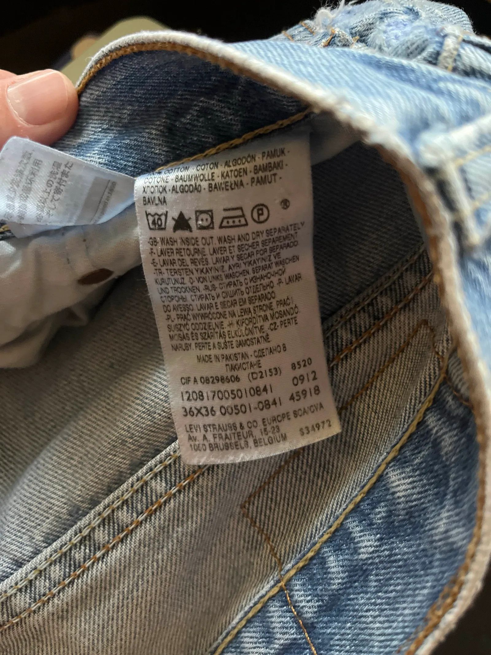 Levi's Levi's 501 Jeans Size US 36 / EU 52 - 3 Thumbnail