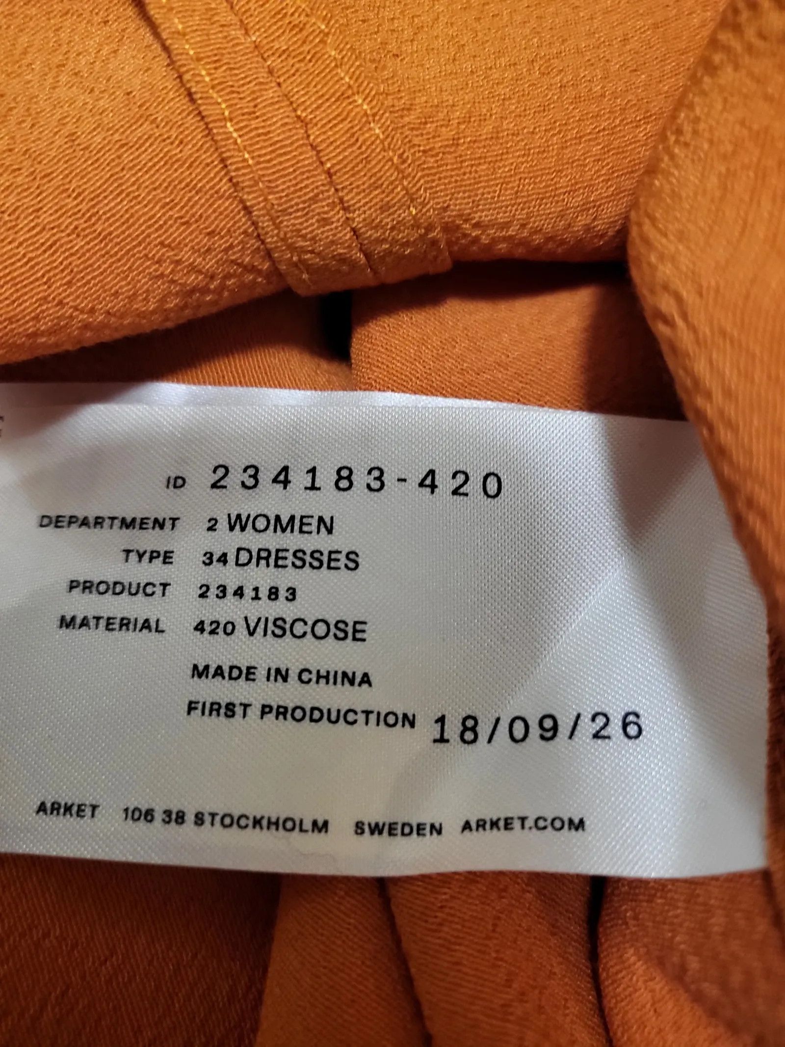 Arket Arket Dress Size S / US 4 / IT 40 - 2 Thumbnail