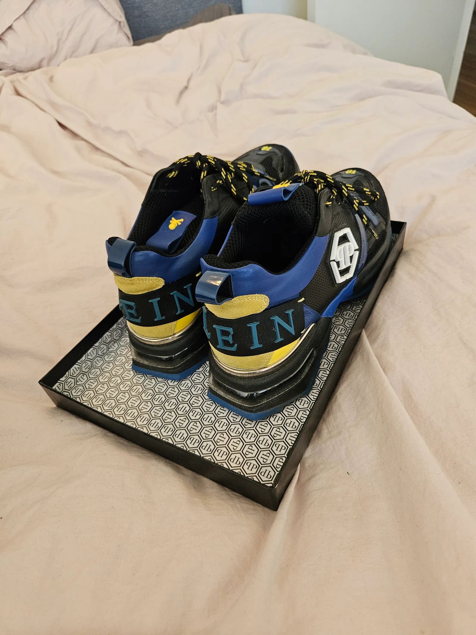 Philipp Plein Philipp Plein Runnee Hexagon Sneakers Size US 13 / EU 46 - 3 Thumbnail