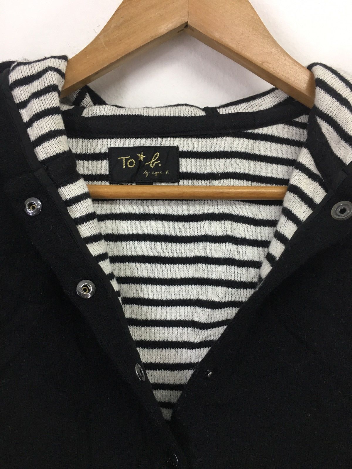 agnes b. black wool hoodie Size US S / EU 44-46 / 1 - 5 Thumbnail