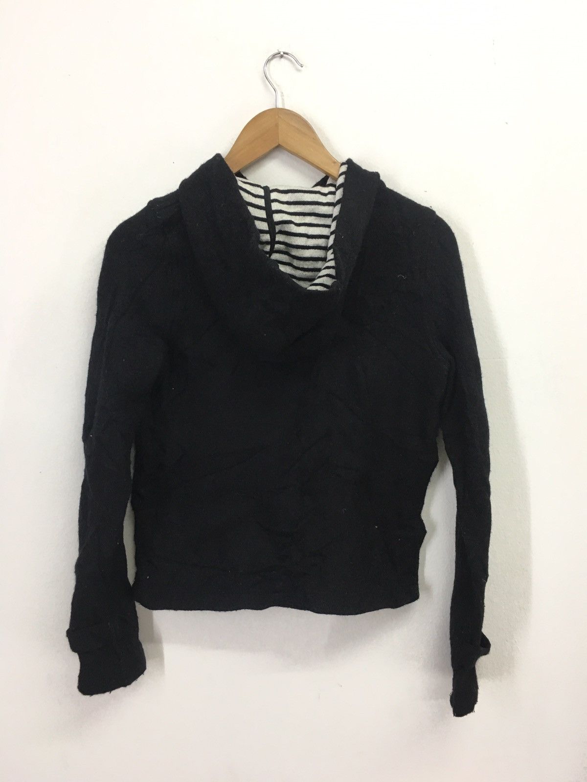 agnes b. black wool hoodie Size US S / EU 44-46 / 1 - 4 Thumbnail