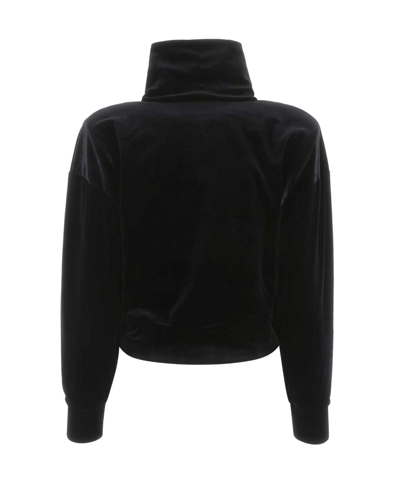 Saint Laurent Paris black velvet top Size S / US 4 / IT 40 - 2 Thumbnail