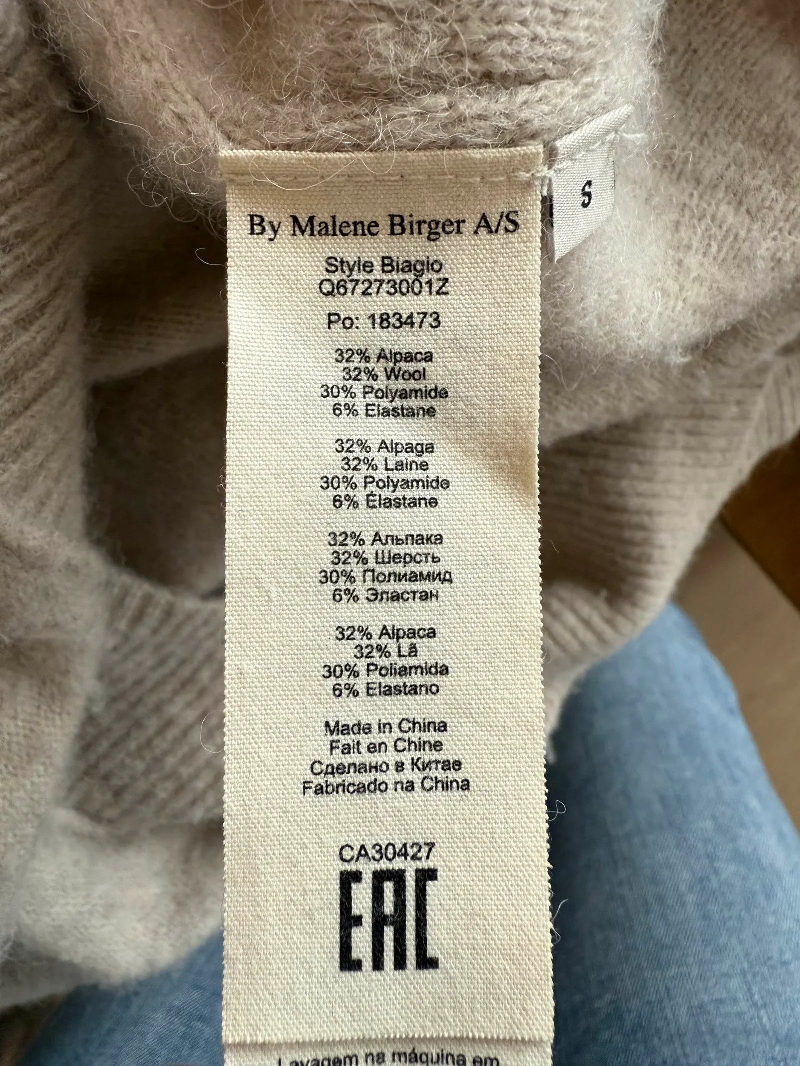 By Malene Birger By Malene Birger Biagio Sweater Size S / US 4 / IT 40 - 4 Thumbnail
