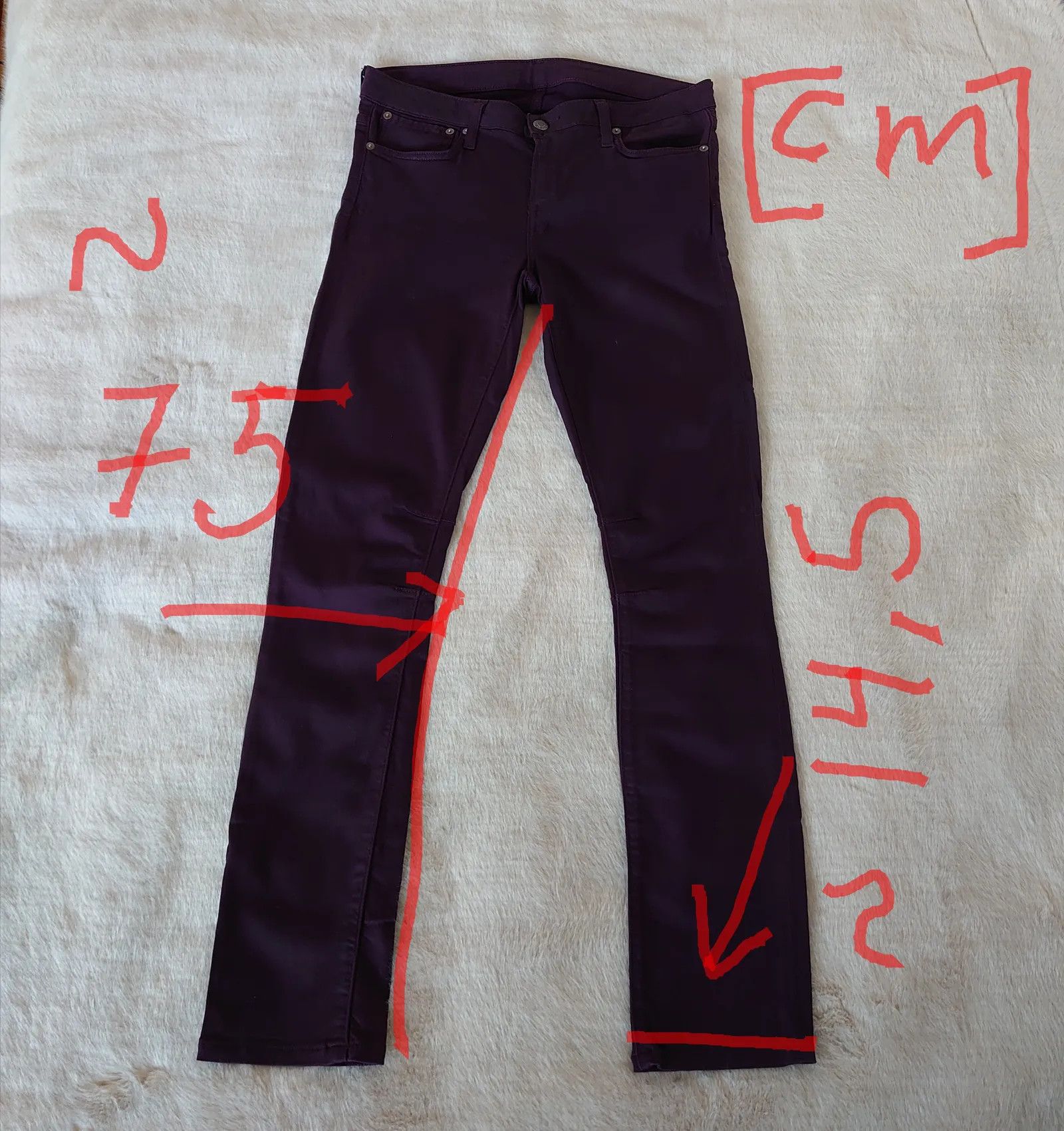 Helmut Lang Helmut Lang "Gloss Wash 5 Pocket Skinny" Pants Size 28" / US 6 / IT 42 - 5 Thumbnail