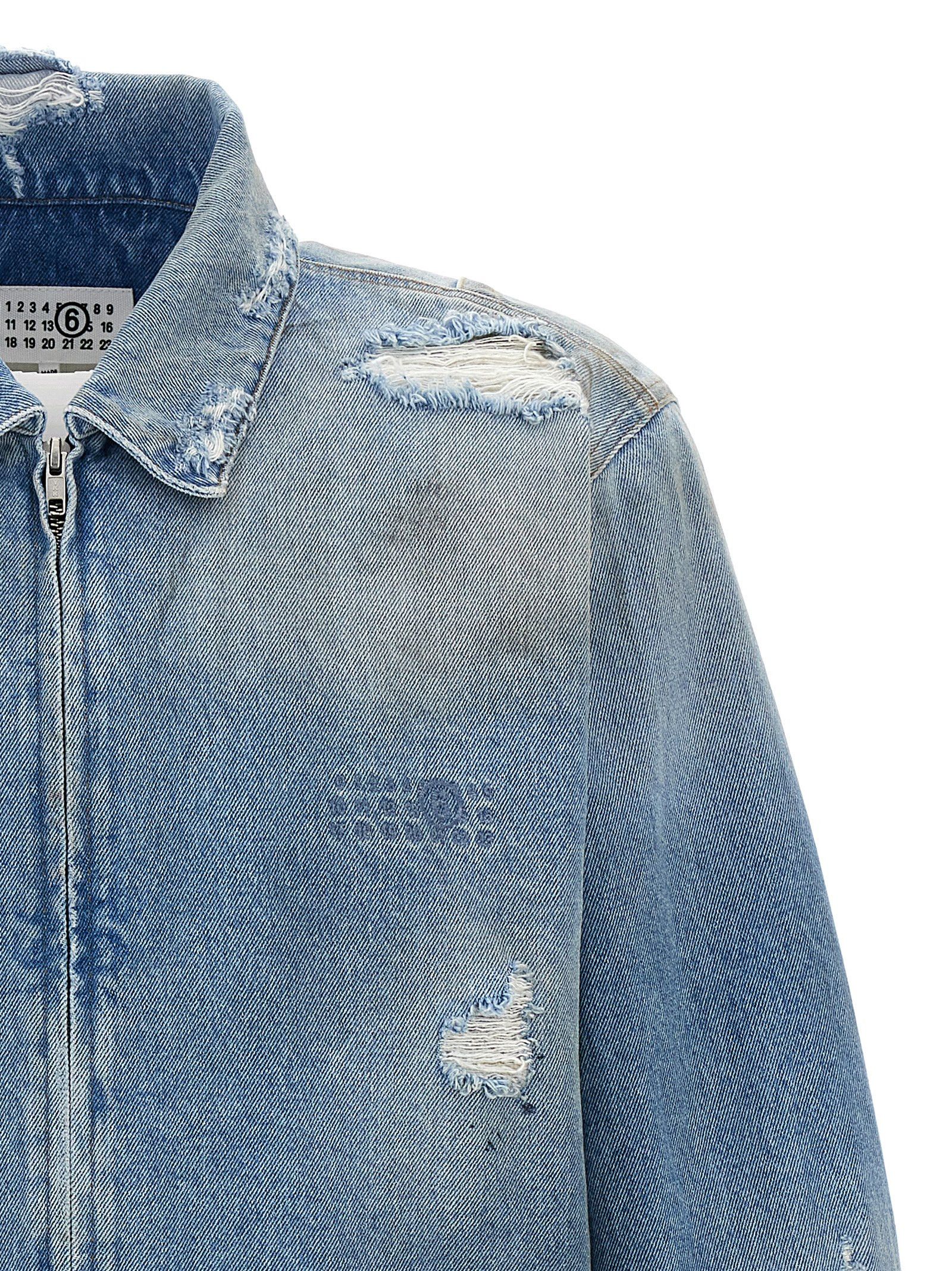 Maison Margiela Denim Jacket With Used Effect Size US M / EU 48-50 / 2 - 3 Thumbnail