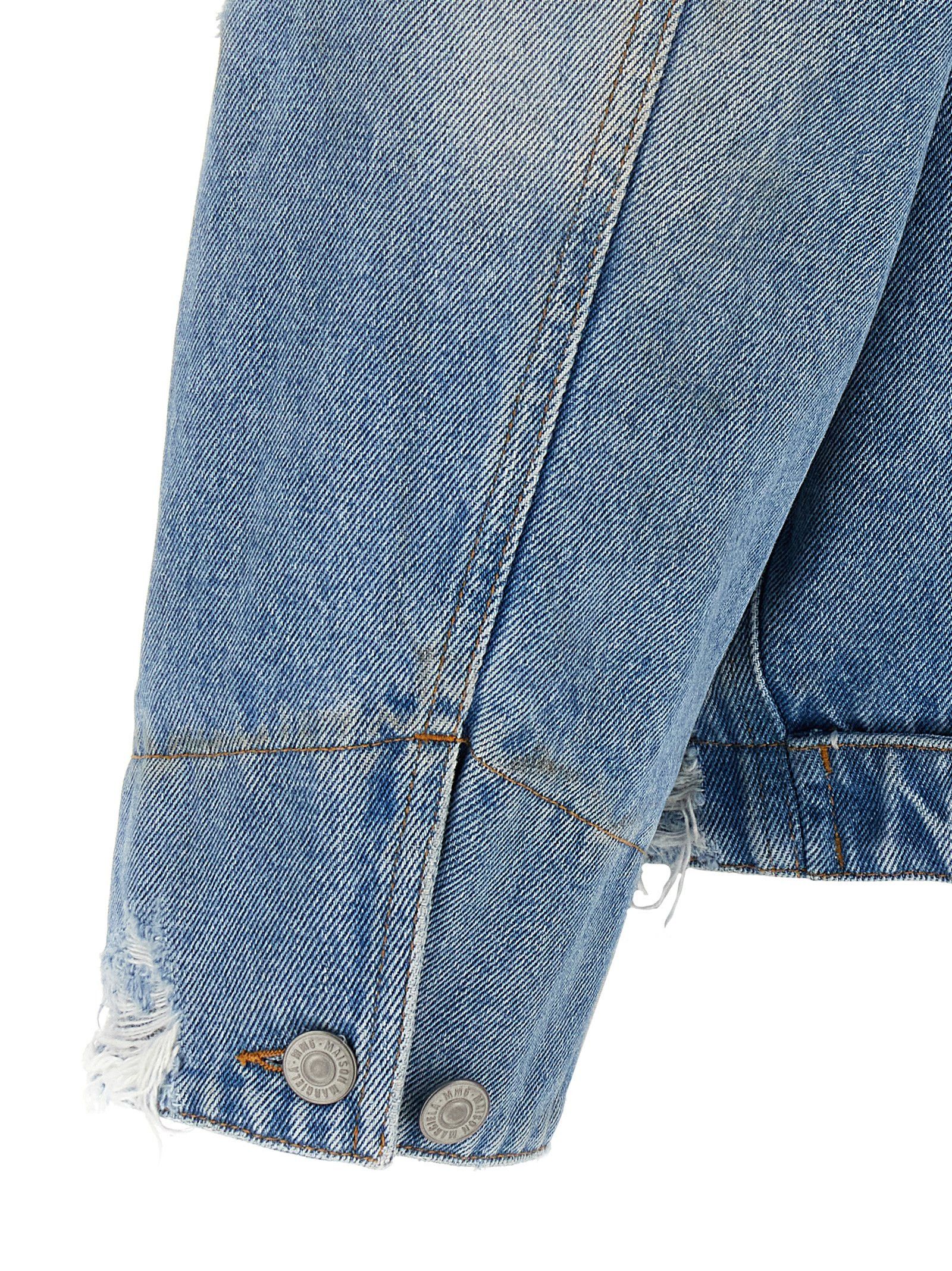 Maison Margiela Denim Jacket With Used Effect Size US M / EU 48-50 / 2 - 4 Thumbnail