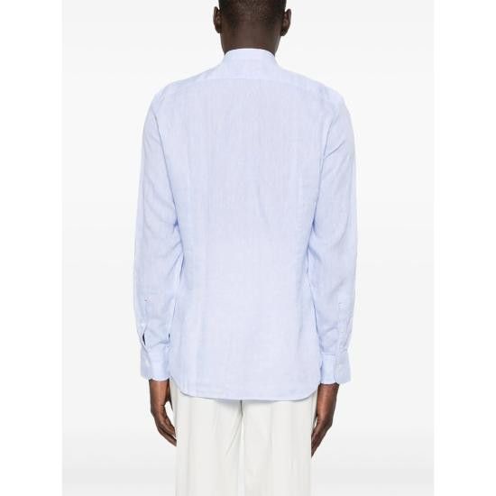 Mazzarelli MAZZARELLI Men Long Tops B125 2 BLUE Size US M / EU 48-50 / 2 - 2 Thumbnail