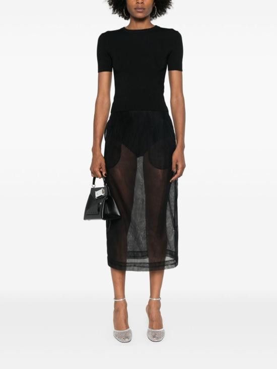 Balenciaga BALENCIAGA Women Sweater 793612 T52151000 Black Size L / US 10 / IT 46 - 3 Thumbnail