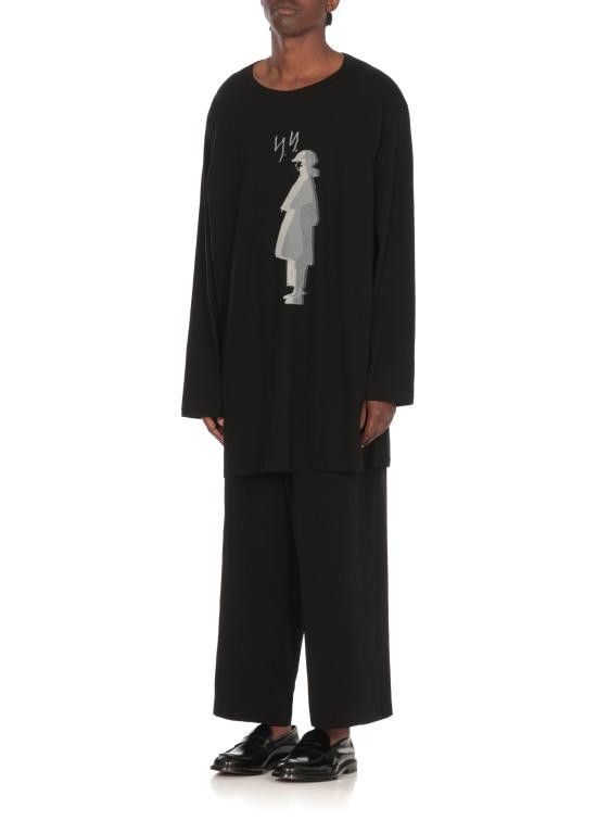 Yohji Yamamoto YOHJI YAMAMOTO Men T-Shirts HPT66993 2 Black Size US M / EU 48-50 / 2 - 2 Thumbnail