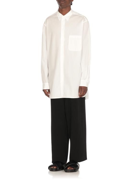Yohji Yamamoto YOHJI YAMAMOTO Men Long Tops HPB01001 White Size US L / EU 52-54 / 3 - 2 Thumbnail