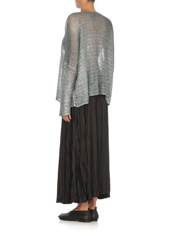 Avant Toi AVANT TOI Women Sweater 225SD1670LSSVL H V01078 Blue Size XS / US 0-2 / IT 36-38 - 4 Thumbnail