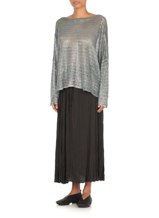 Avant Toi AVANT TOI Women Sweater 225SD1670LSSVL H V01078 Blue Size XS / US 0-2 / IT 36-38 - 3 Thumbnail