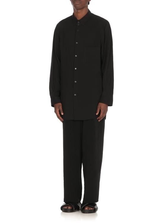 Yohji Yamamoto YOHJI YAMAMOTO Men Long Tops HPB11200 Black Size US M / EU 48-50 / 2 - 2 Thumbnail