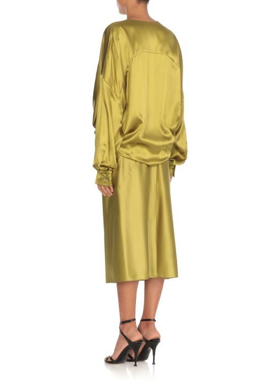 Dries Van Noten DRIES VAN NOTEN Women Shirts 010715 1032607 Green Size M / US 6-8 / IT 42-44 - 3 Thumbnail