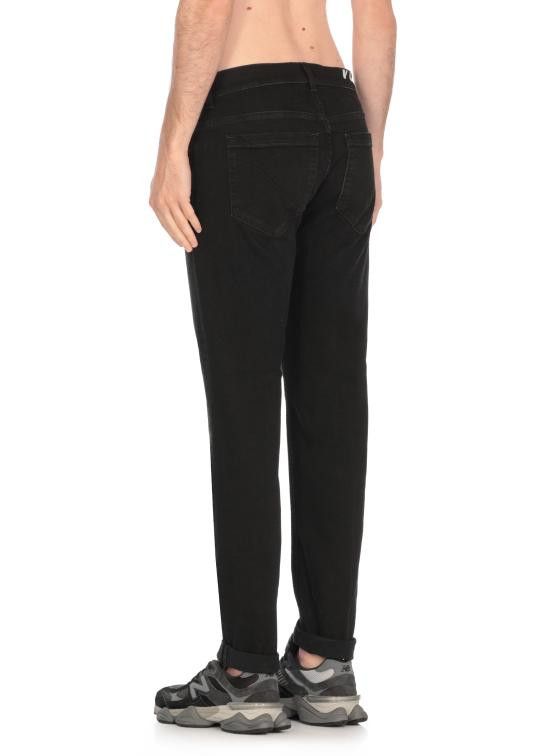 Dondup DONDUP Men Straight Pants UP232 DSH337 IS6999 Black Size US 31 - 3 Thumbnail