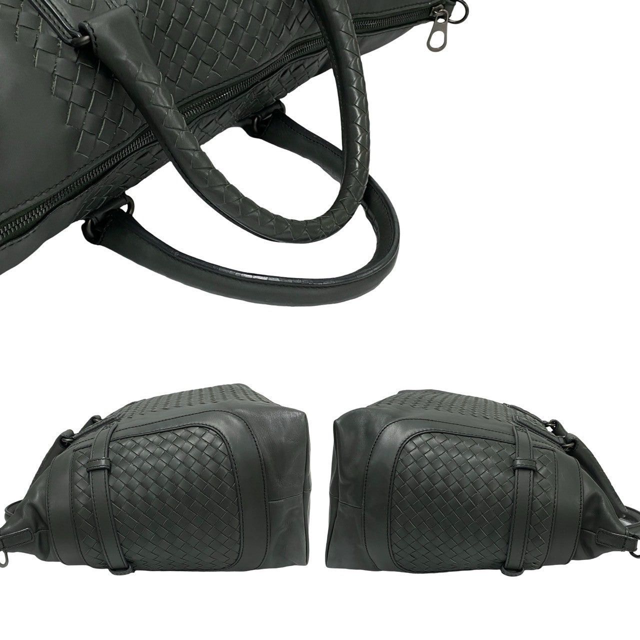 Bottega Veneta Bottega Veneta Shoulder Bag Grey Leather Size ONE SIZE - 4 Thumbnail